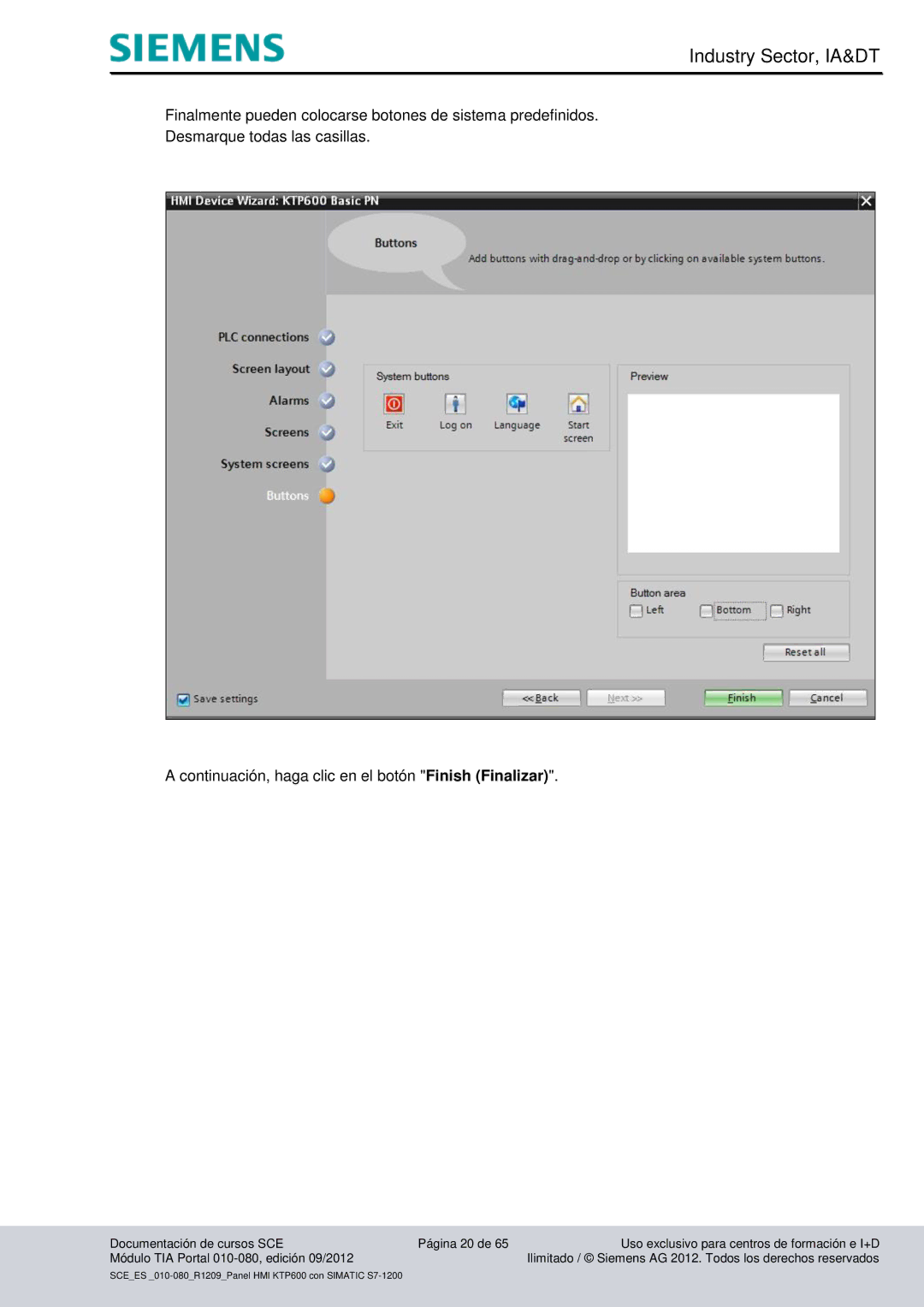 Siemens 010-080 manual Industry Sector, IA&DT 