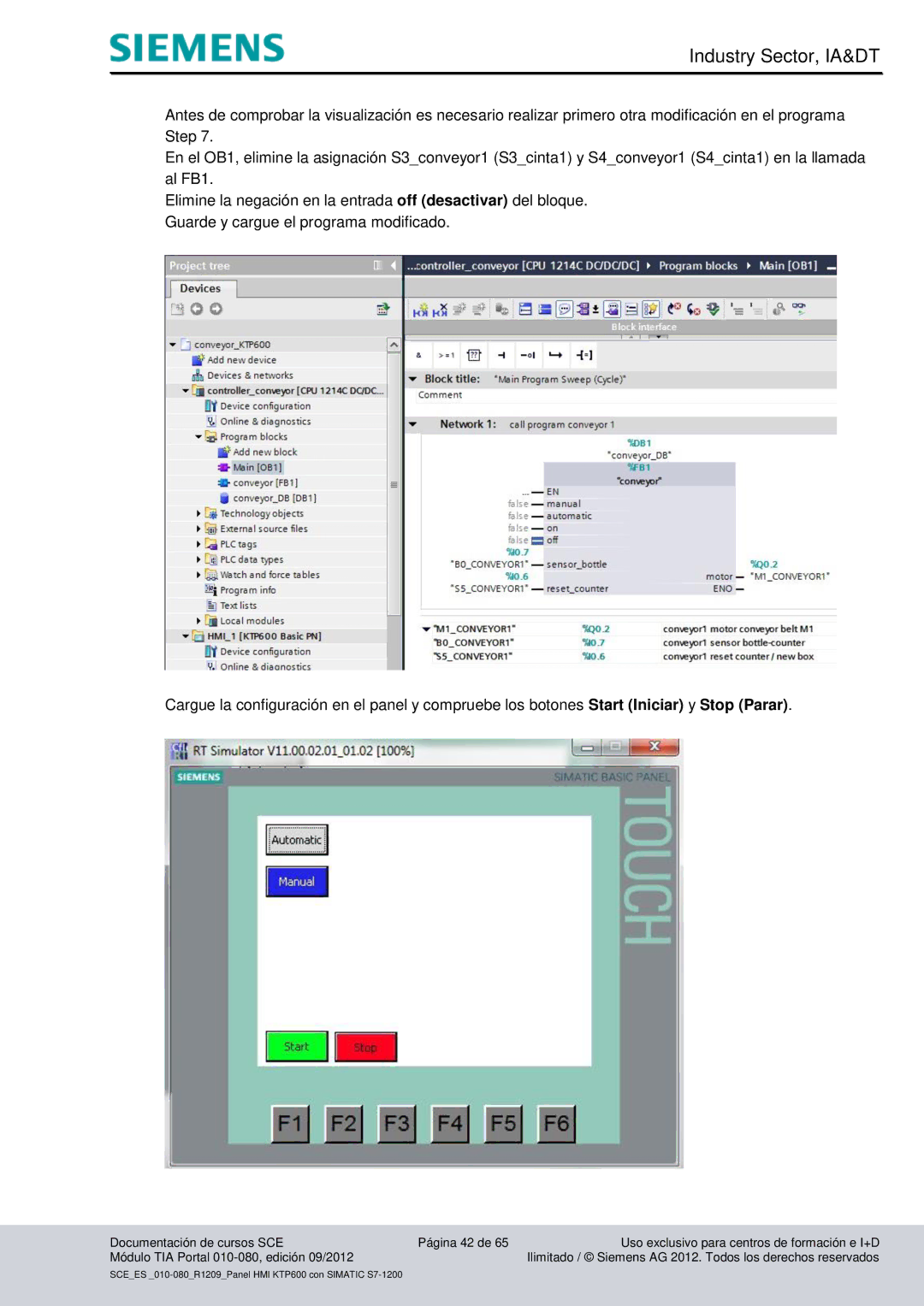 Siemens 010-080 manual Industry Sector, IA&DT 