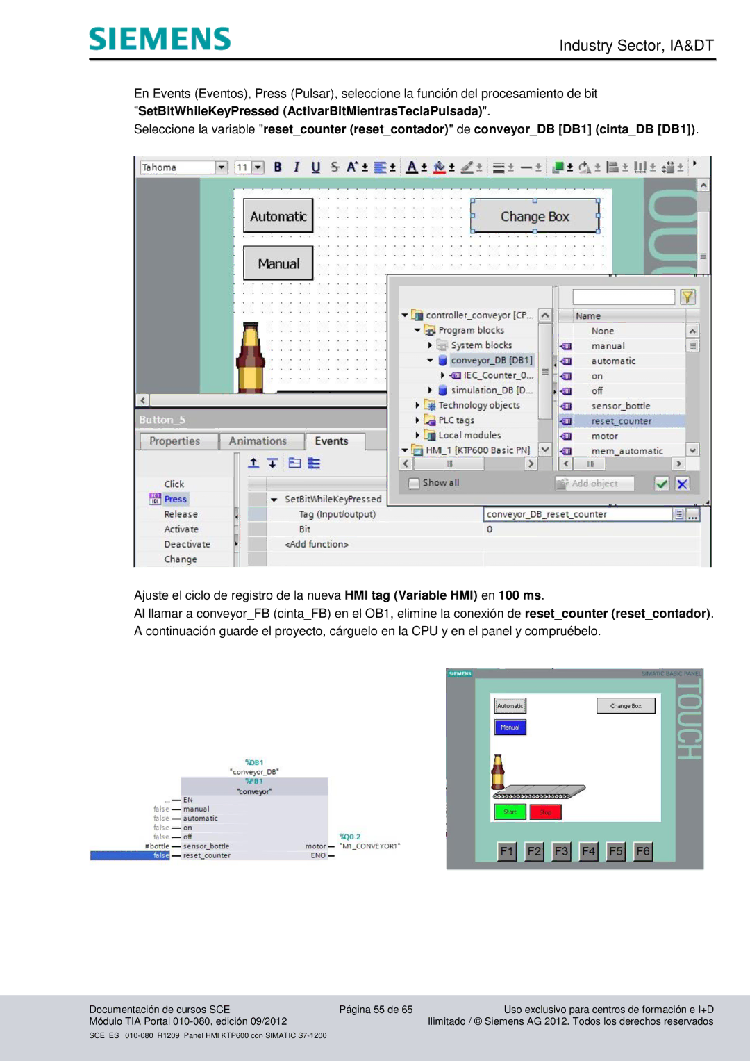 Siemens 010-080 manual Industry Sector, IA&DT 