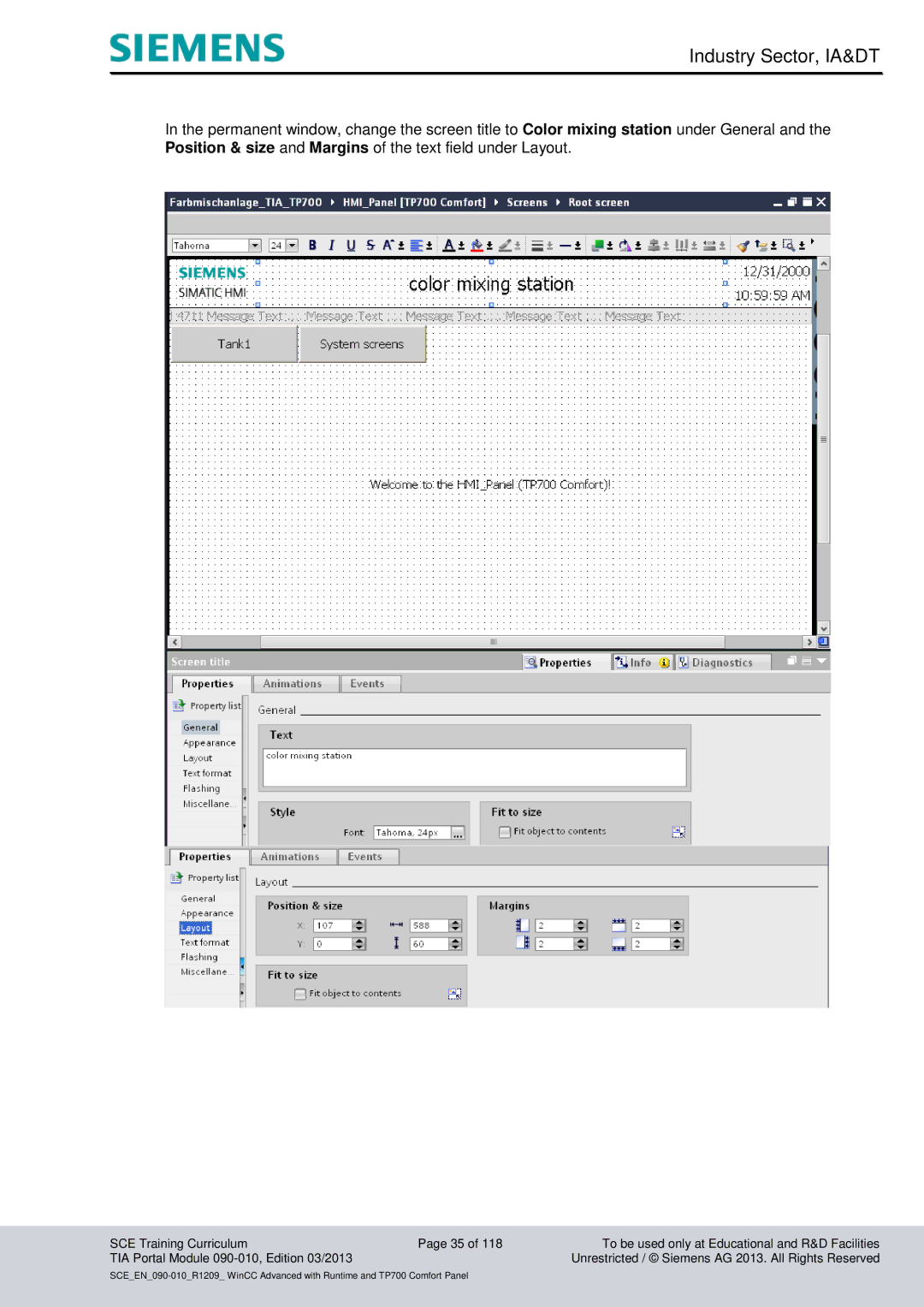 Siemens 090-010 manual Industry Sector, IA&DT 