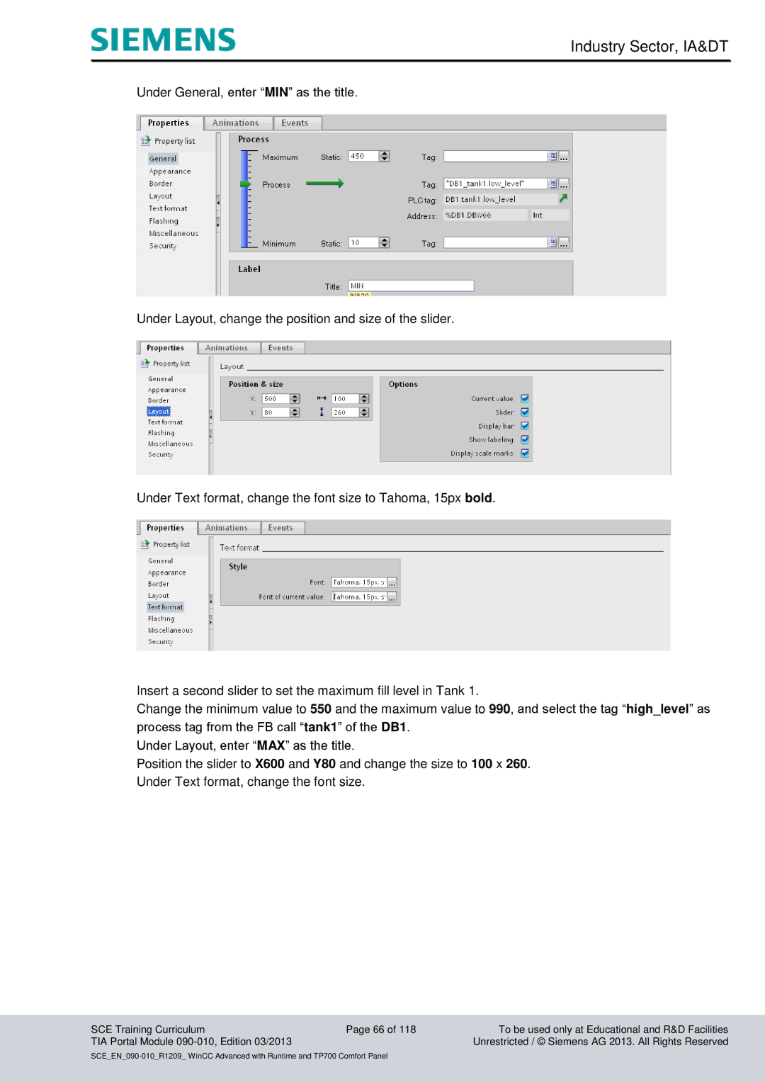 Siemens 090-010 manual Industry Sector, IA&DT 