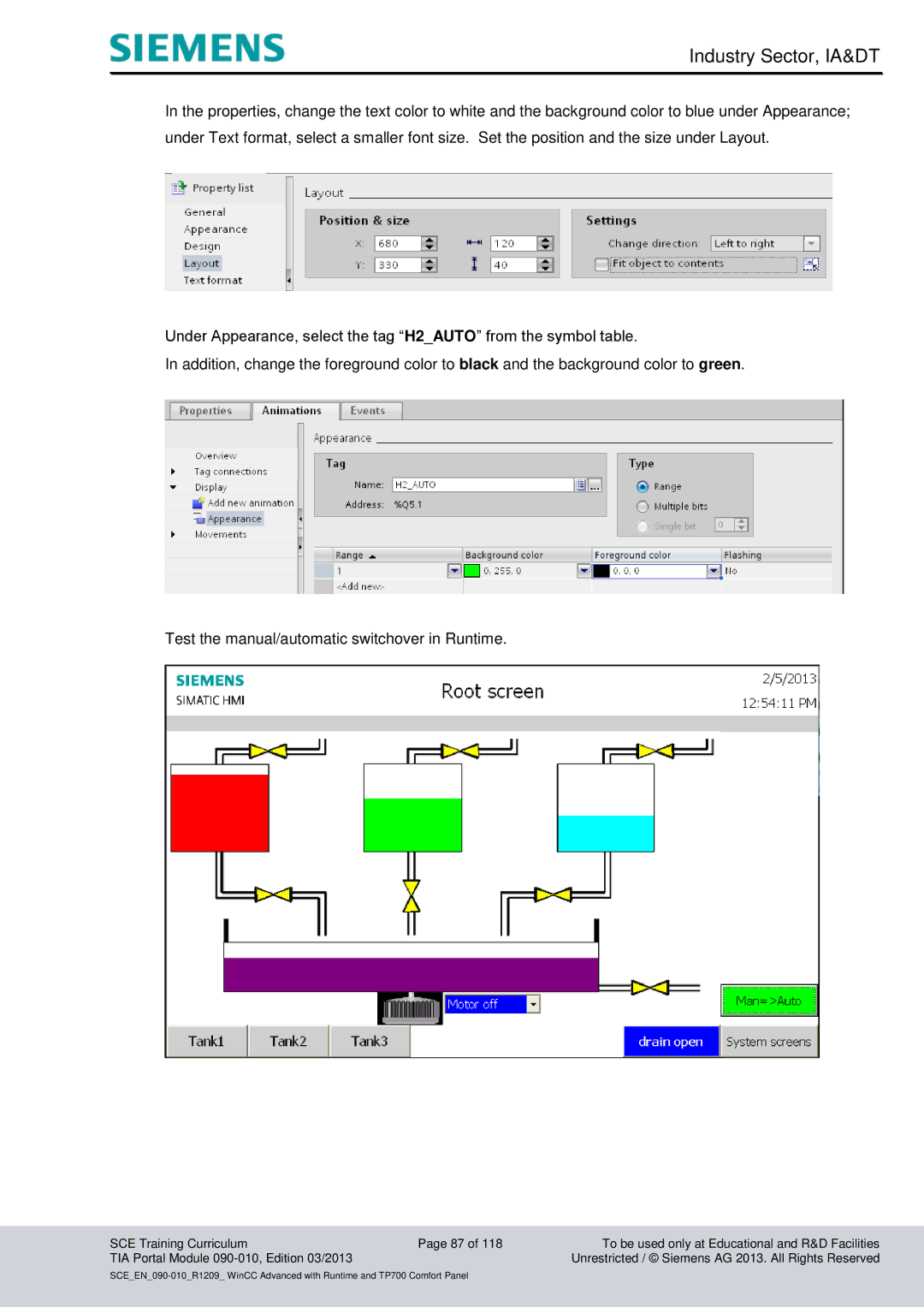 Siemens 090-010 manual Industry Sector, IA&DT 