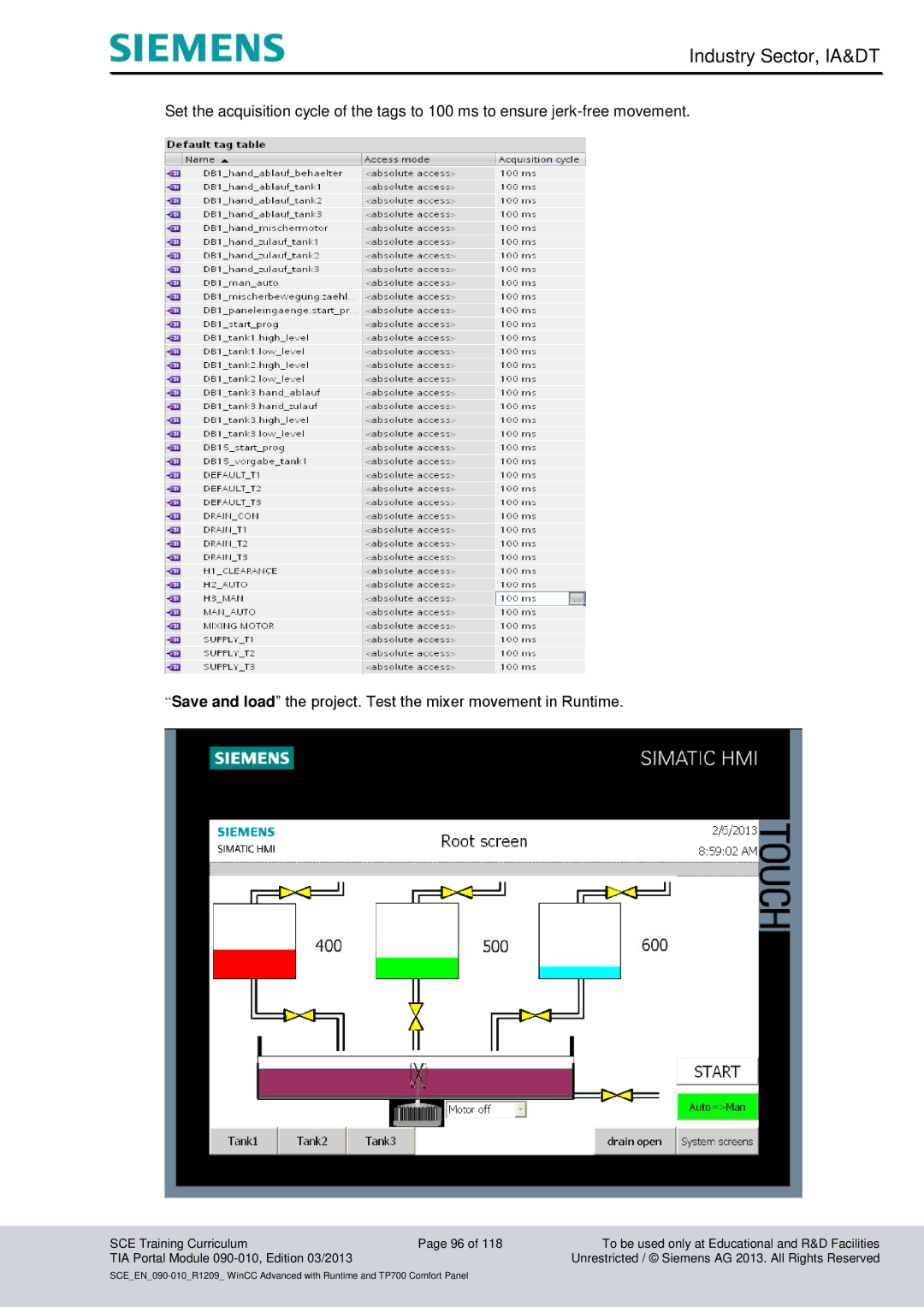 Siemens 090-010 manual Industry Sector, IA&DT 