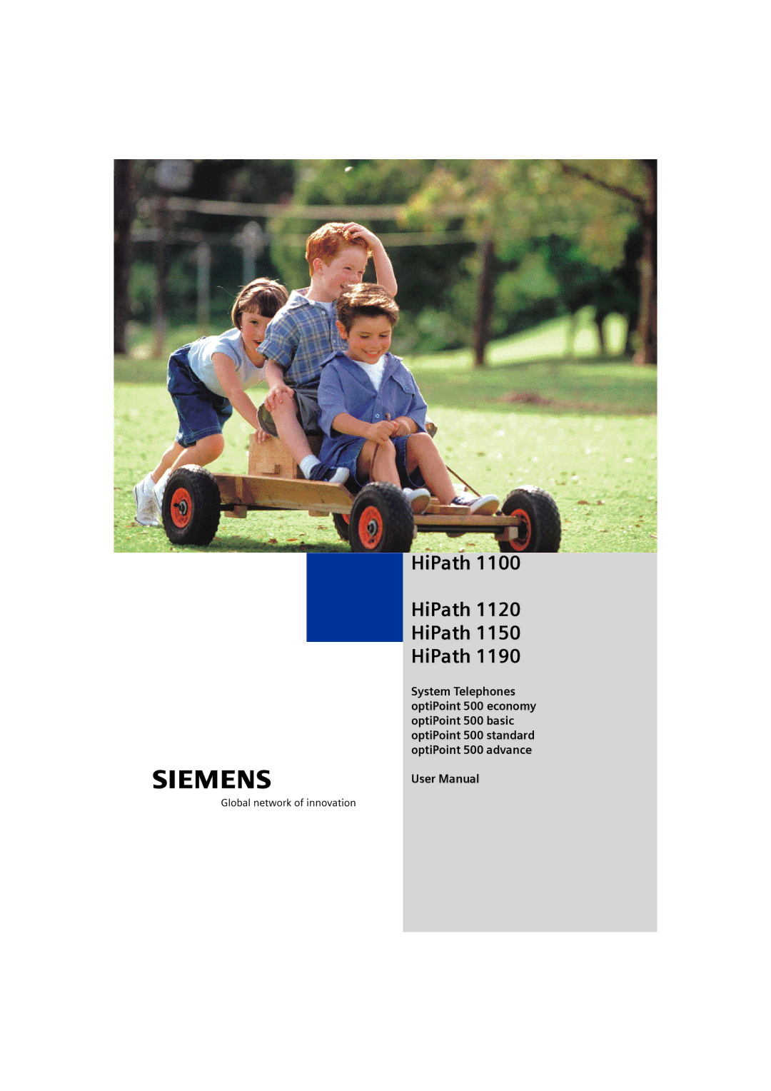 Siemens 1190 user manual HiPath 