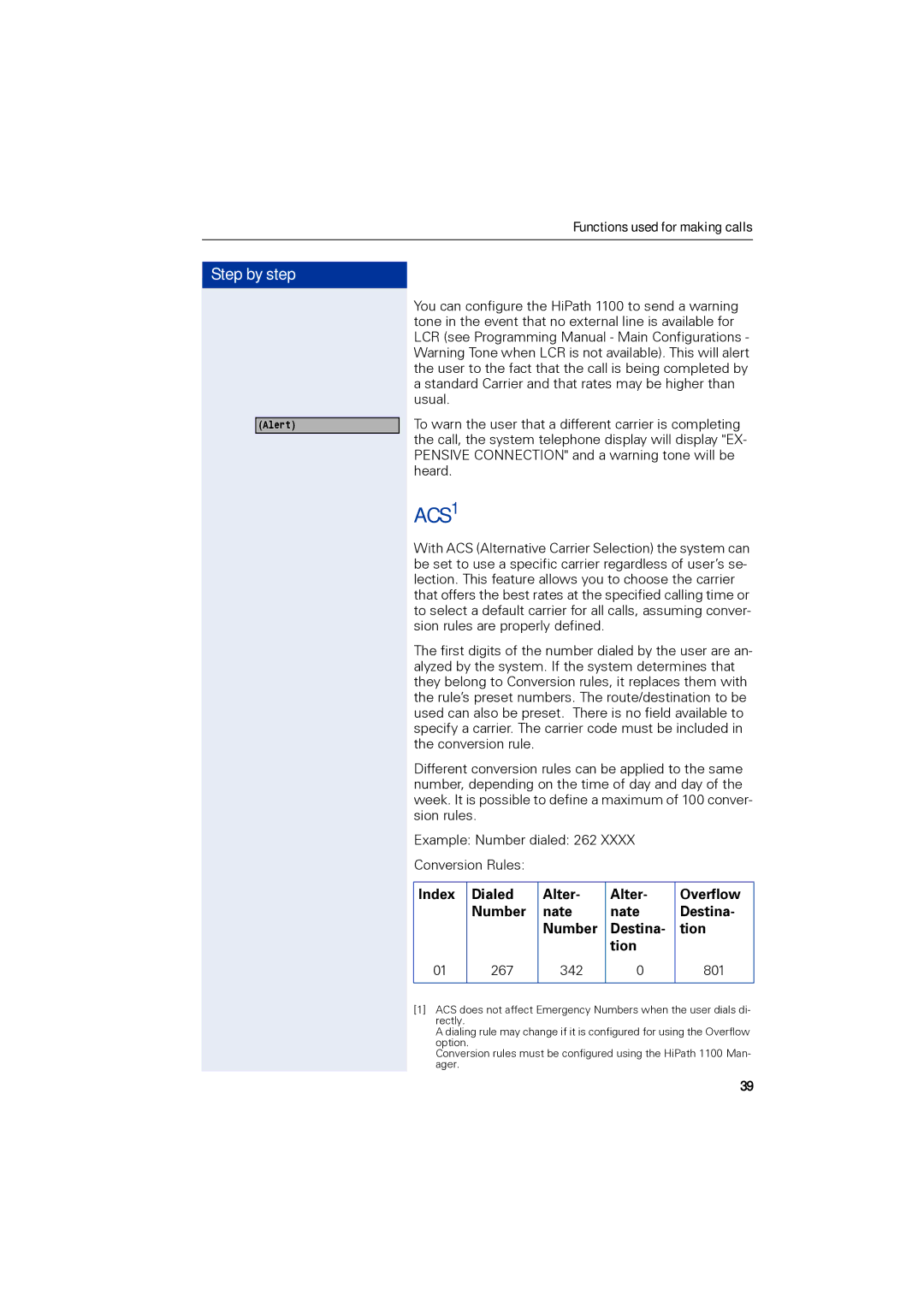 Siemens 1190 user manual ACS1 