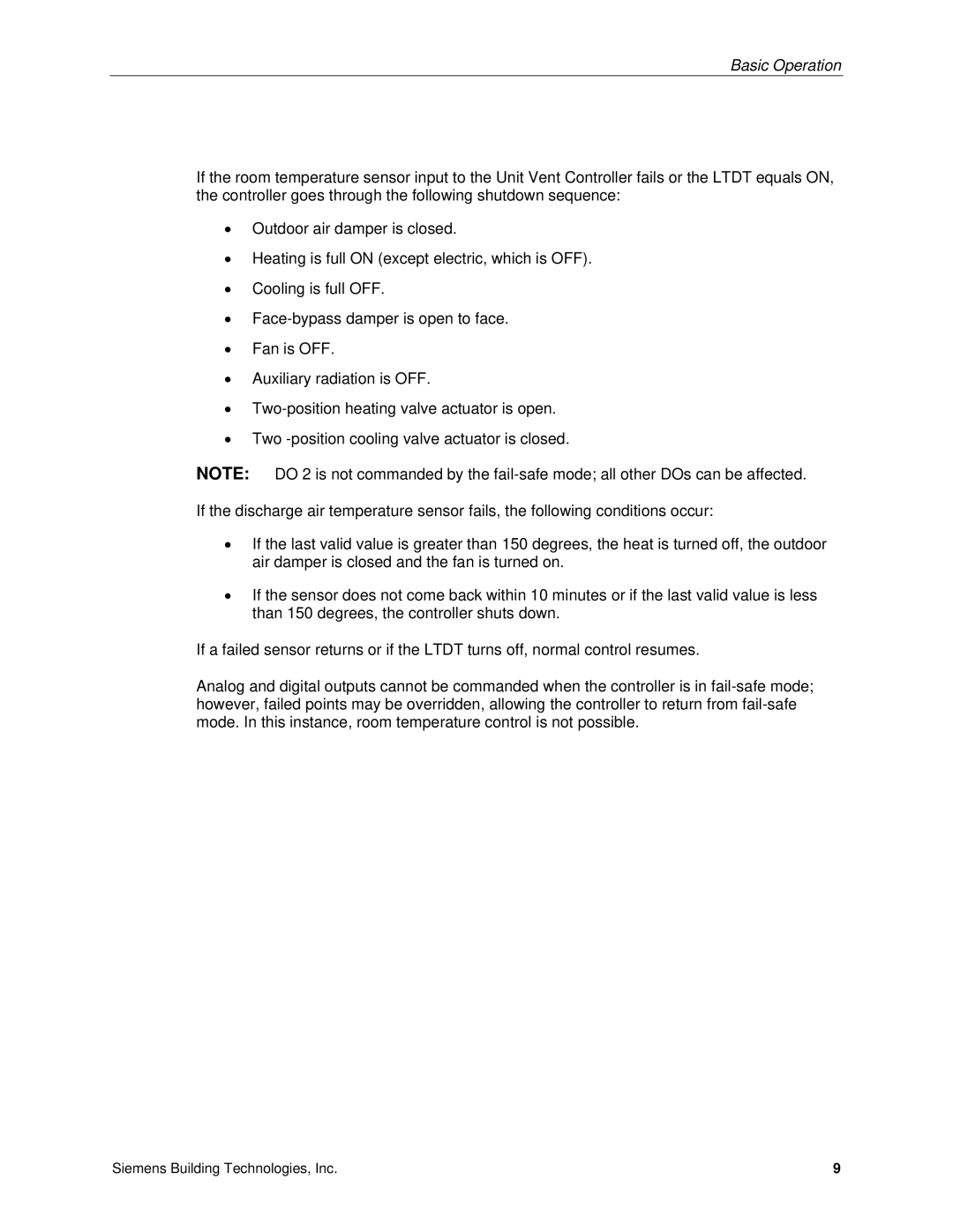 Siemens 125-1957 owner manual Basic Operation 