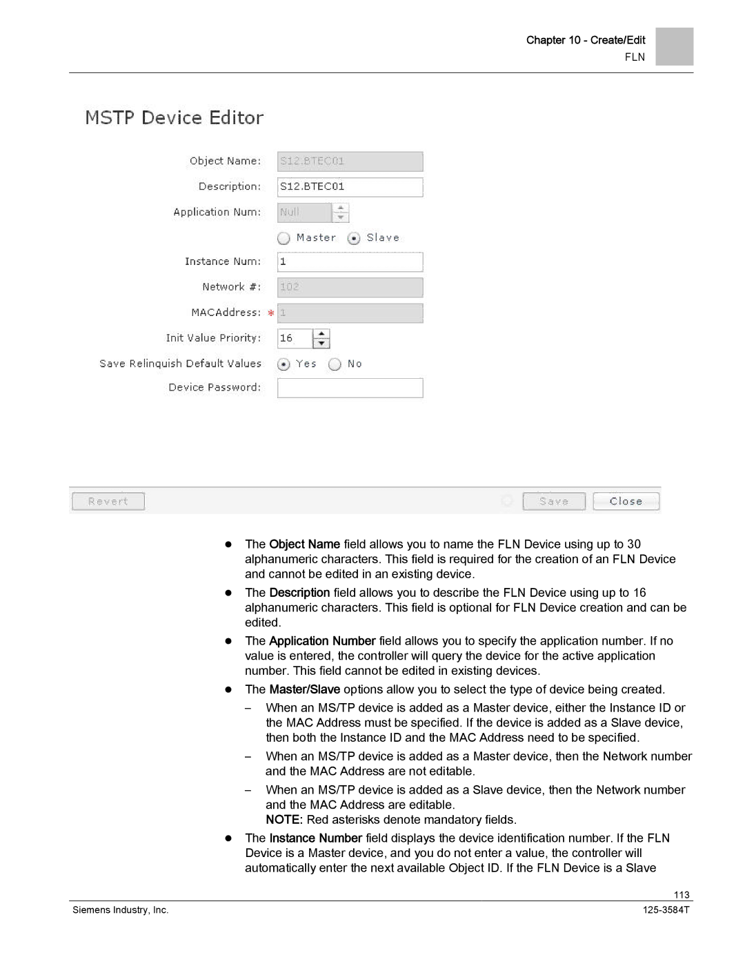 Siemens 125-3584T manual 113 