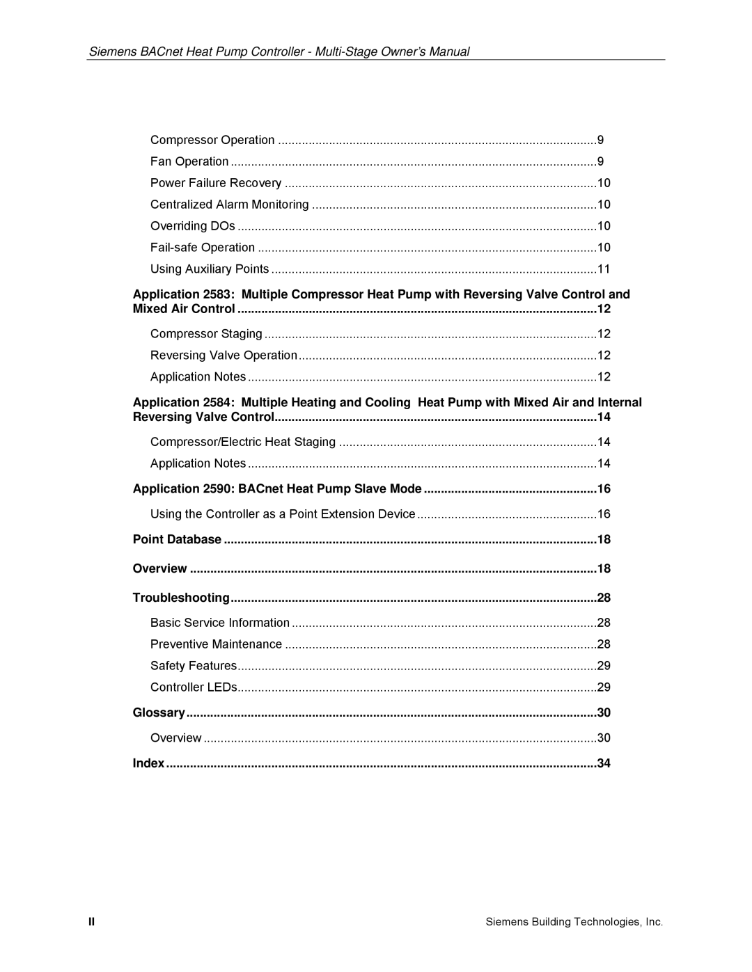 Siemens 125-699 owner manual Reversing Valve Operation 