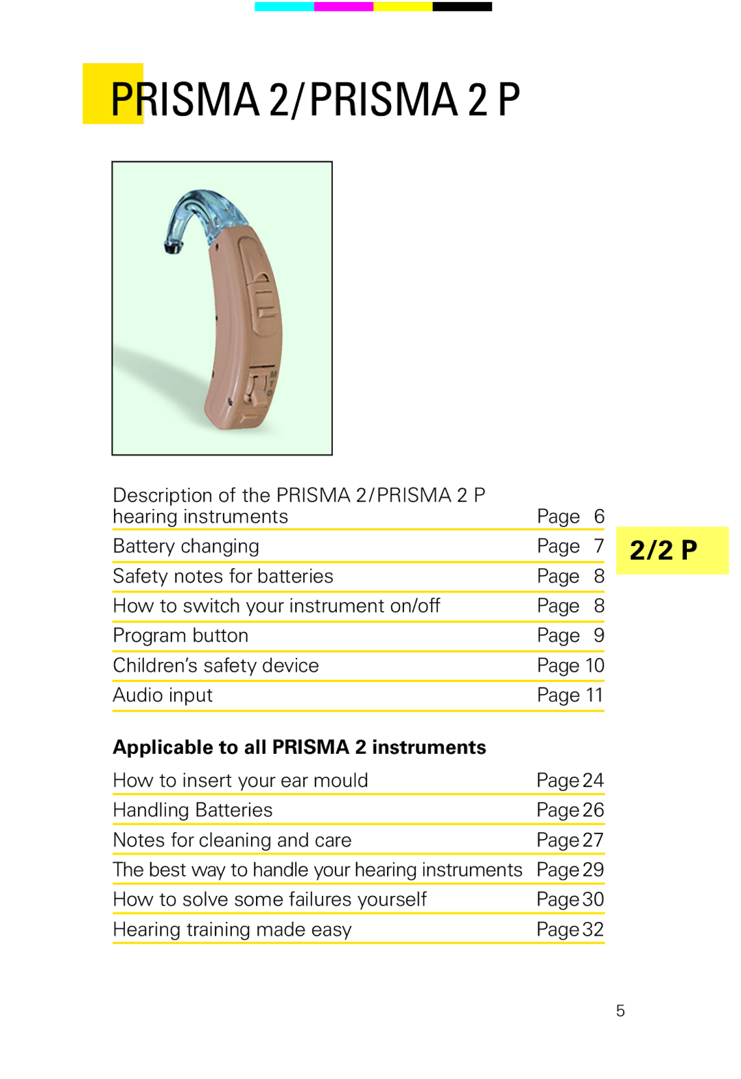 Siemens 2 D SP manual Prisma 2/PRISMA 2 P 