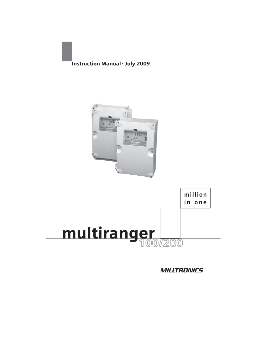 Siemens 200 instruction manual Multiranger 