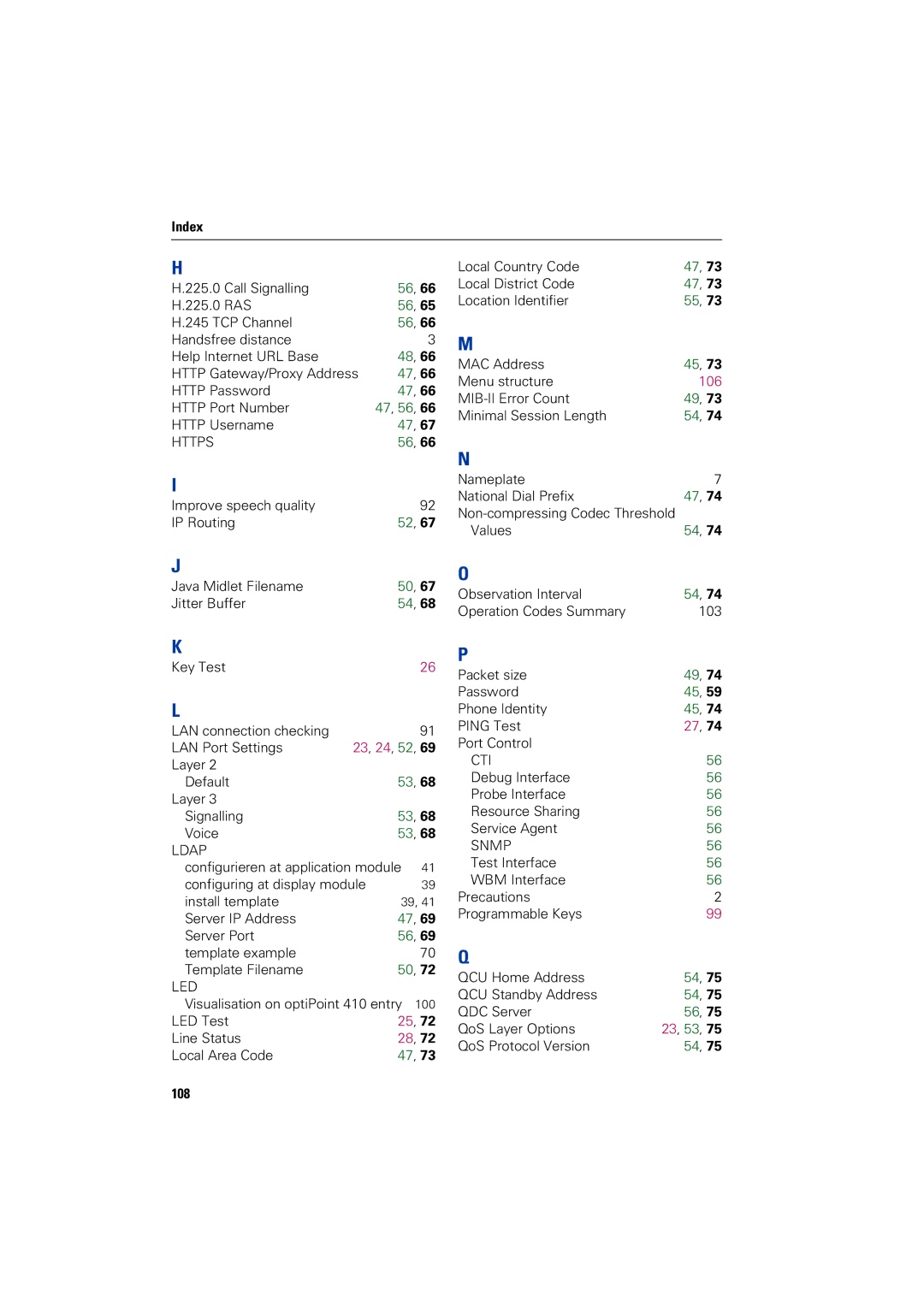 Siemens 2000 manual Https, 108 