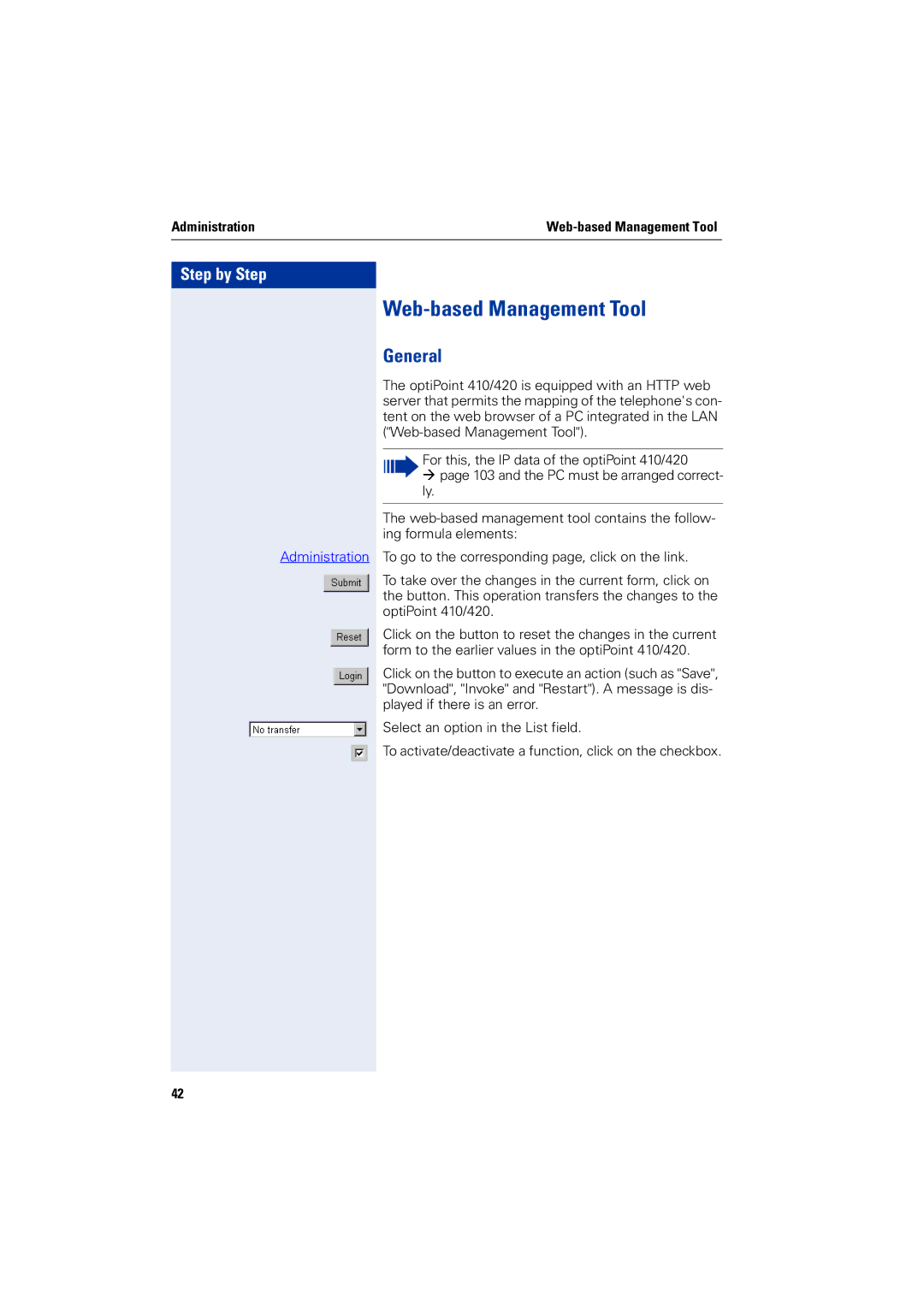 Siemens 2000 manual Web-based Management Tool, General 