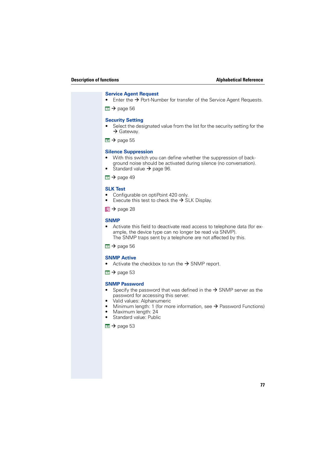 Siemens 2000 manual Snmp 