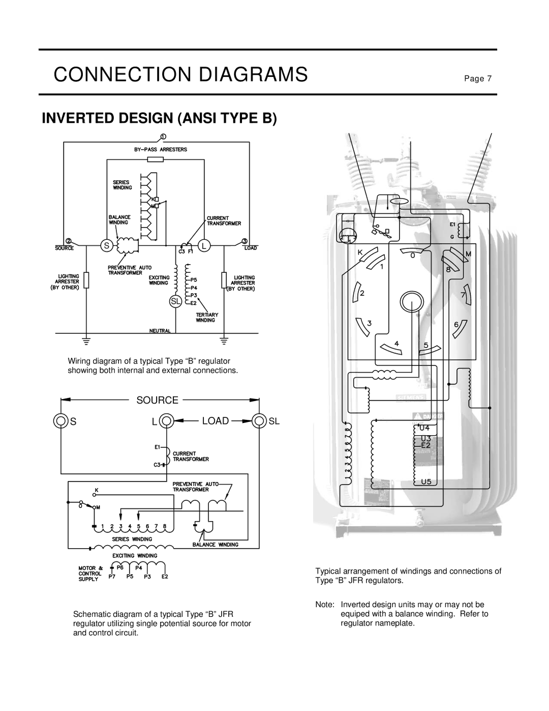 Siemens 21-115532-001 manual Inverted Design Ansi Type B 