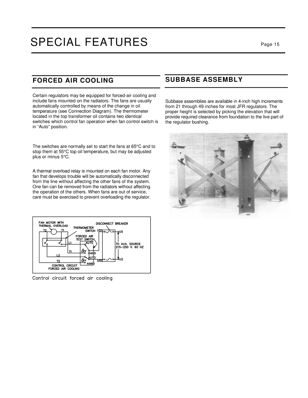 Siemens 21-115532-001 manual Forced AIR Cooling Subbase Assembly 