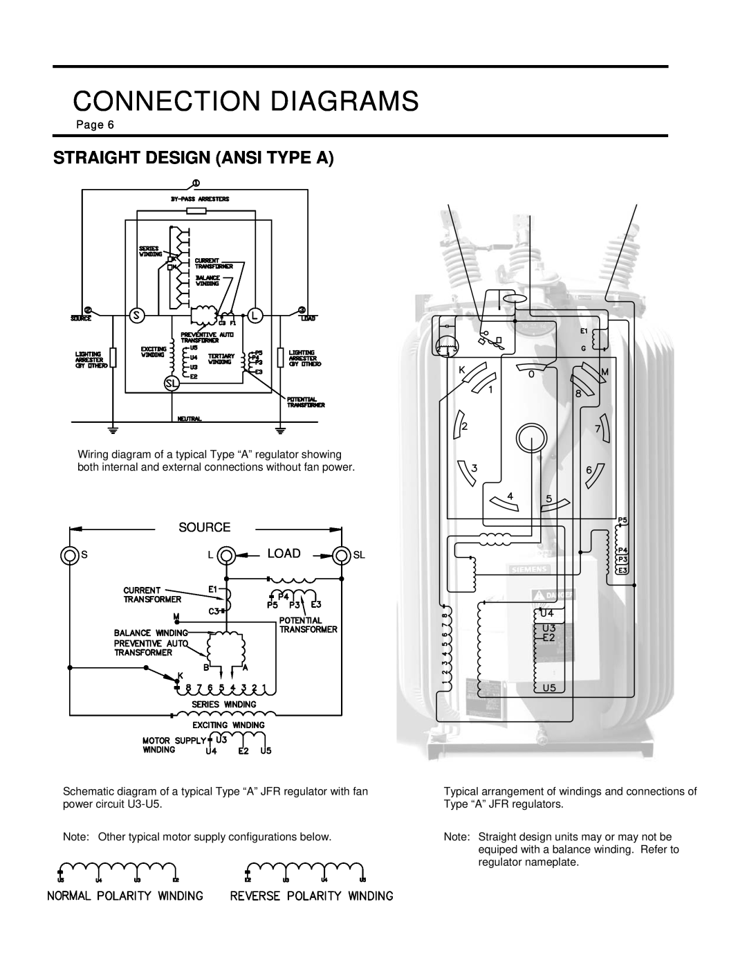 Siemens 21-115532-001 manual Connection Diagrams, Source, Load, Straight Design Ansi Type A 