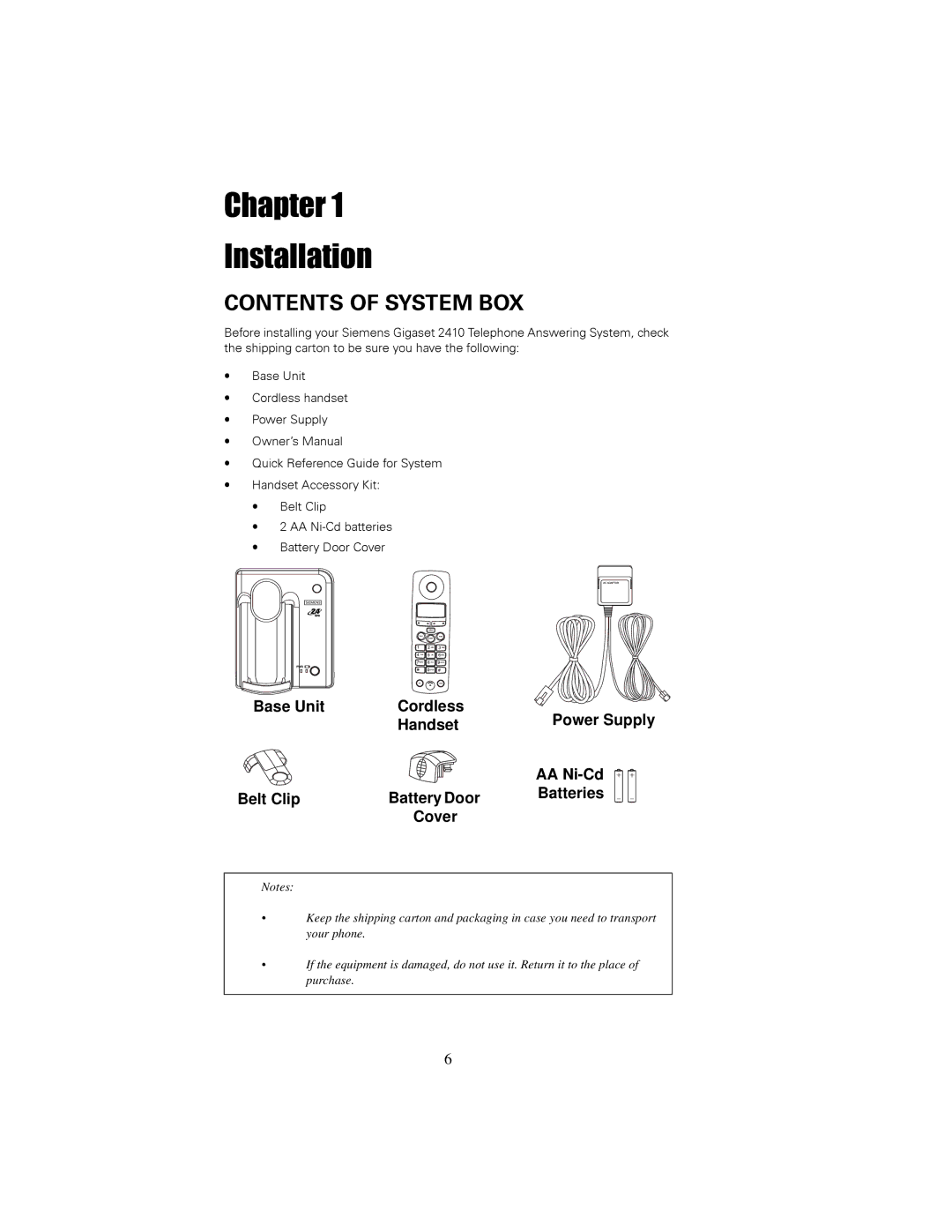 Siemens 2410 manual Kdswhu Qvwdoodwlrq 