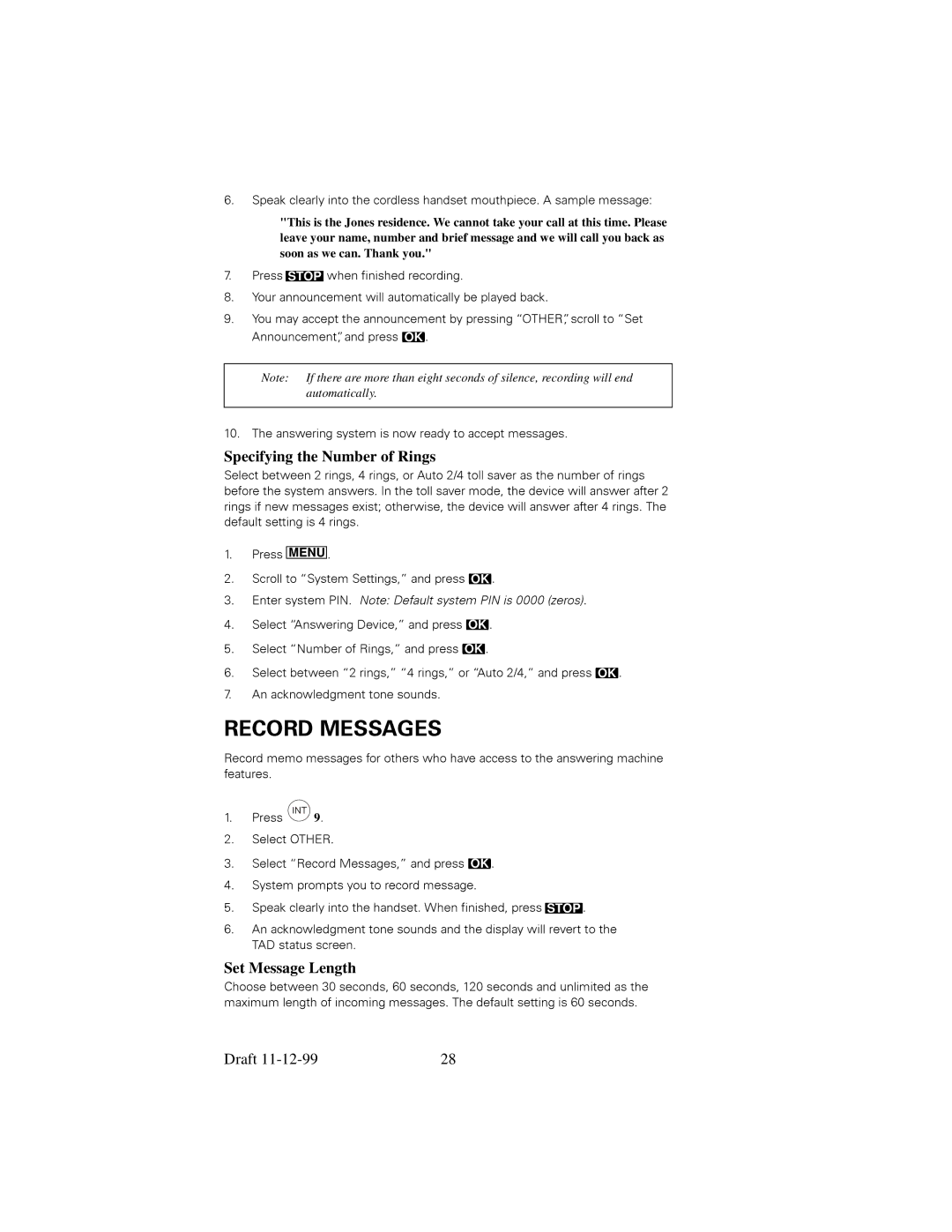 Siemens 2415 manual Suhvv 