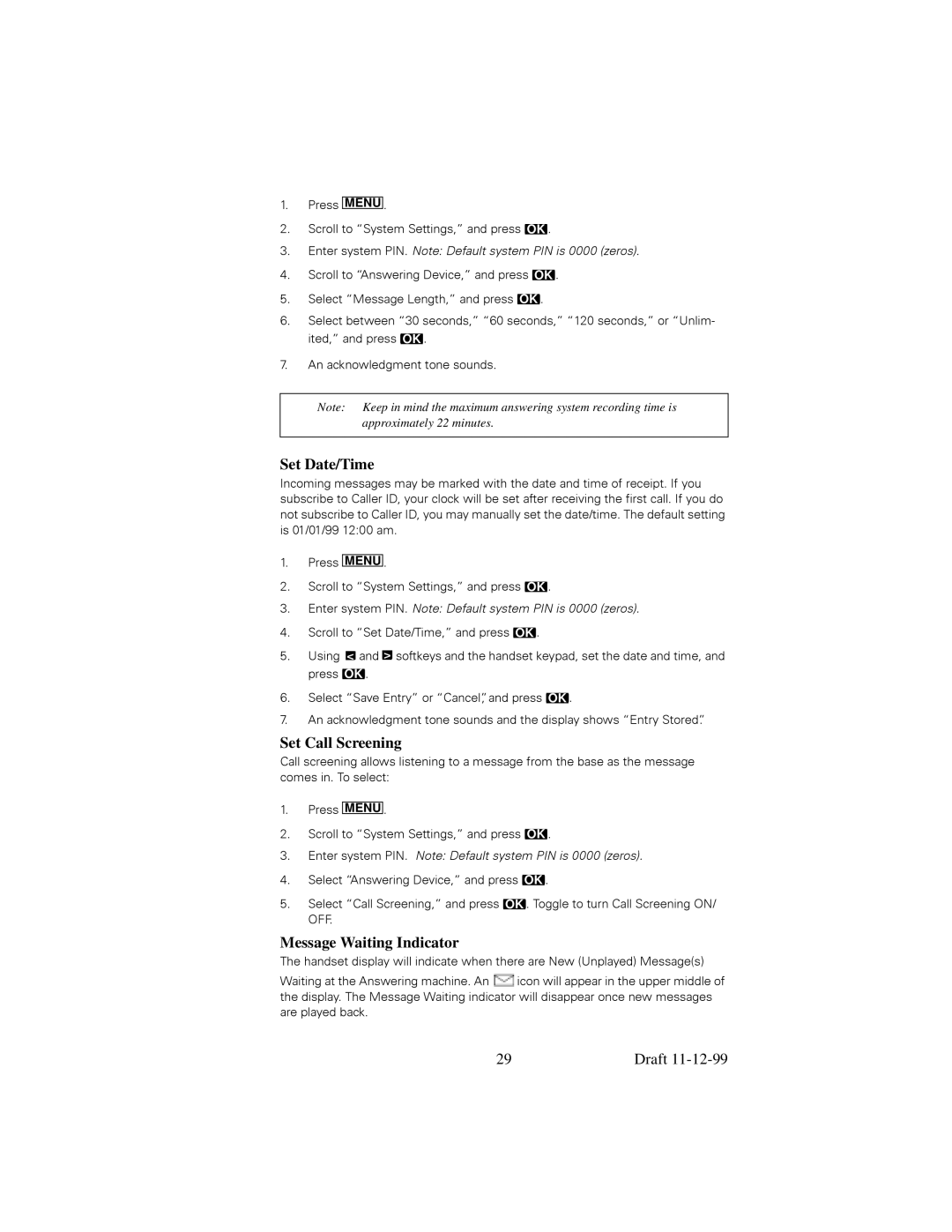 Siemens 2415 manual Dqgsuhvv 