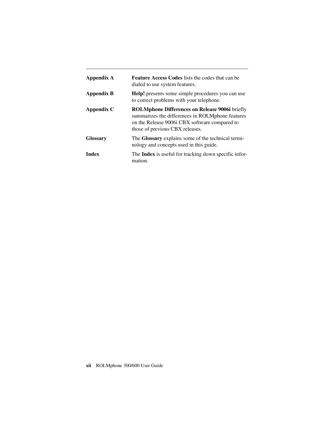 Siemens 300 Series, 600 Series manual Appendix a 