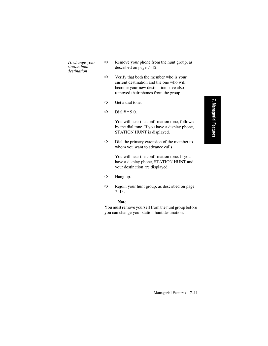 Siemens 600 Series, 300 Series manual Managerial Features 