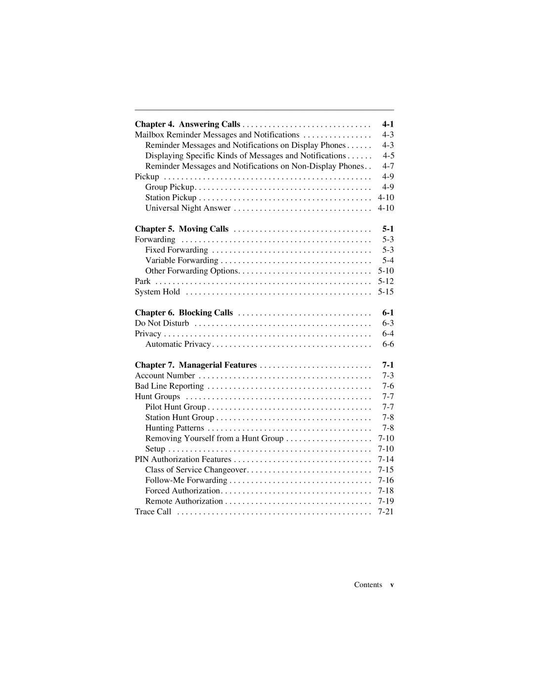 Siemens 600 Series, 300 Series manual Contents 