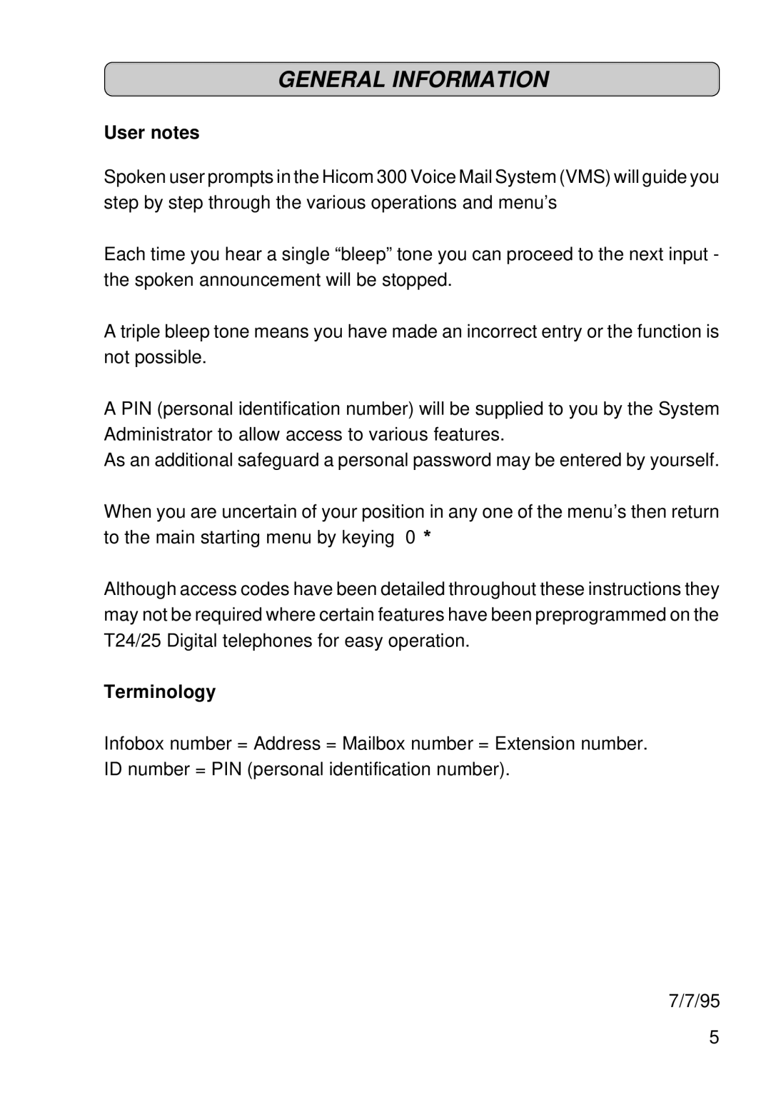 Siemens 300 operating instructions General Information, User notes, Terminology 