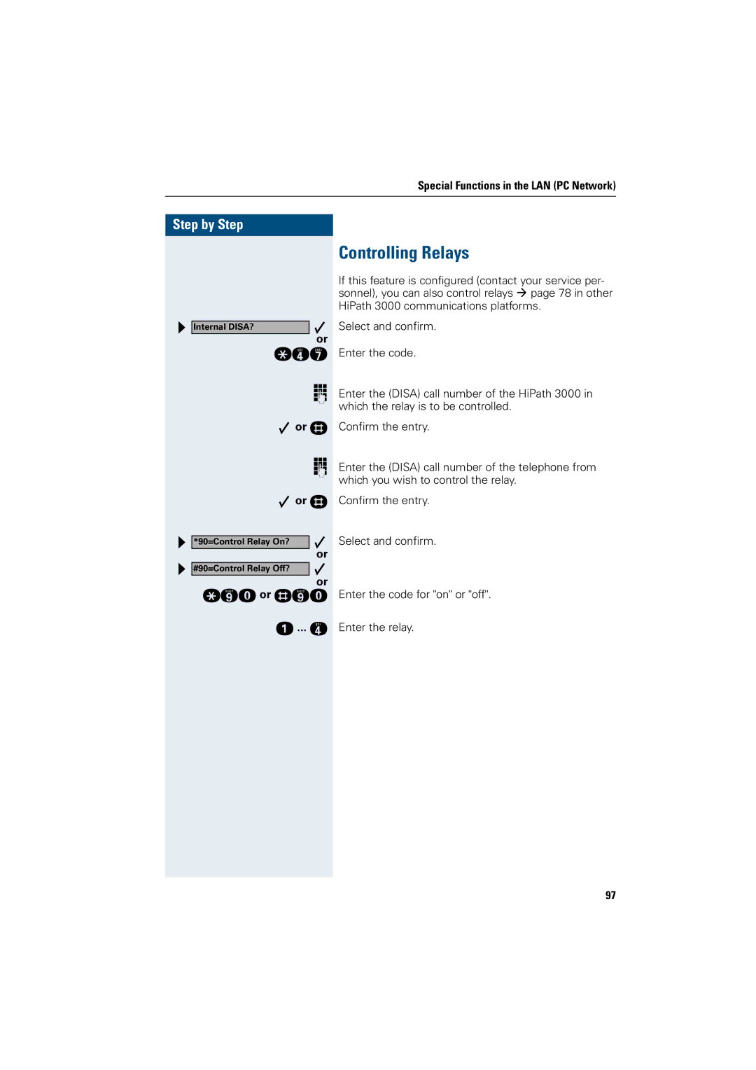 Siemens 500 standard, 3000, 500 basic, 500 economy, 500 advance, 5000 RSM manual FB9or GB9 