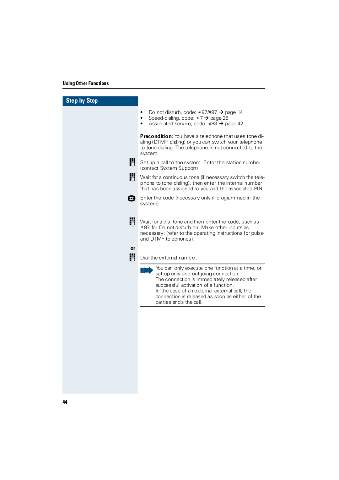 Siemens 3000 operating instructions Step by Step 