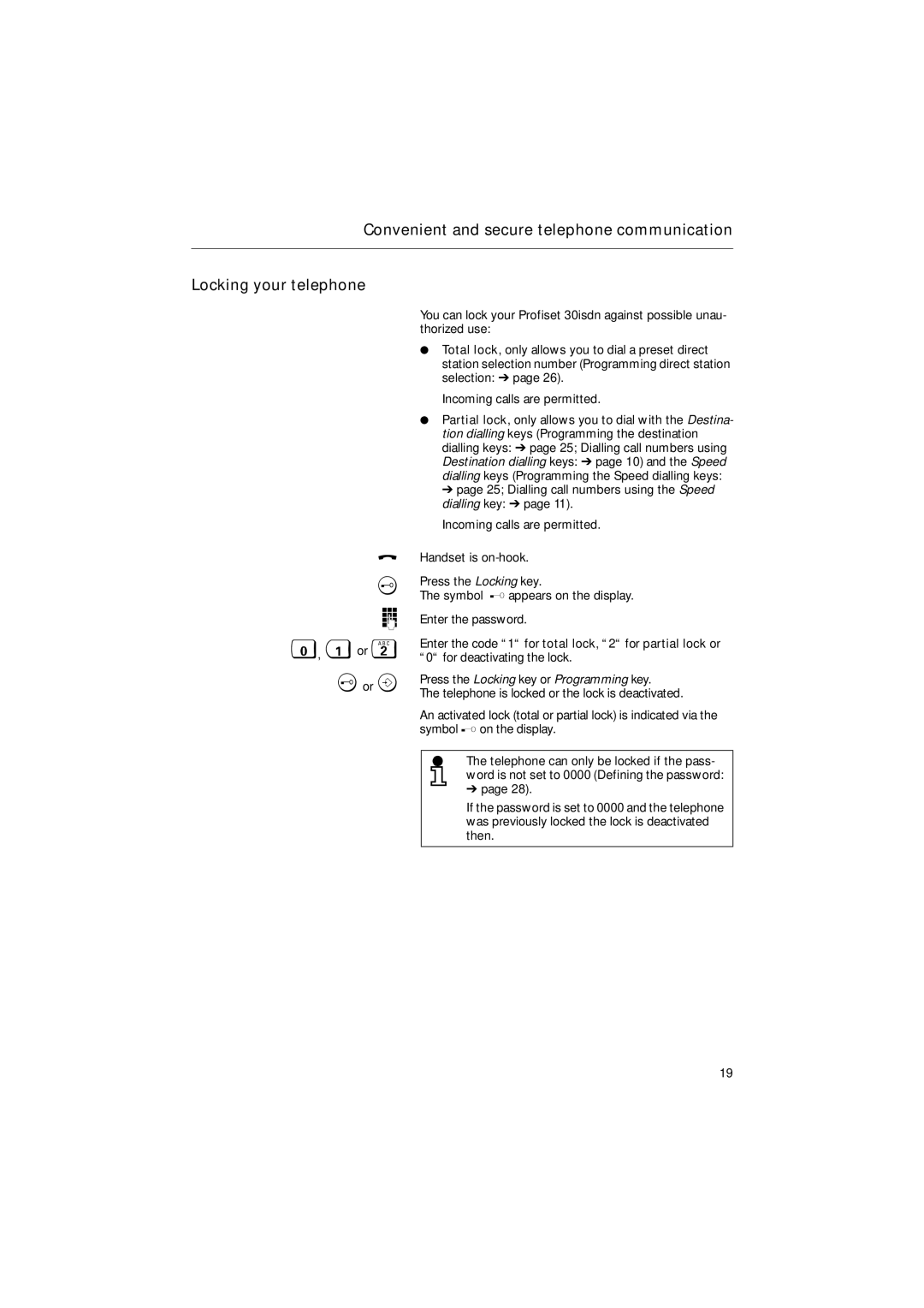 Siemens 30ISDN operating instructions 