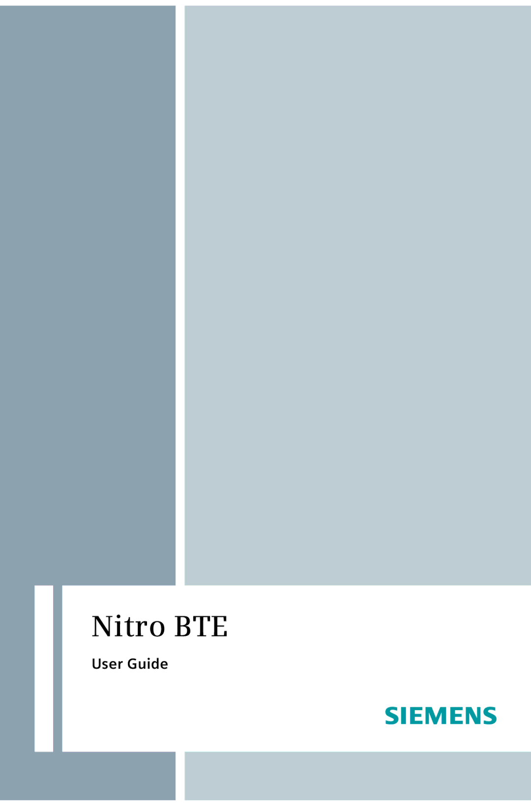 Siemens 32 manual Nitro BTE 