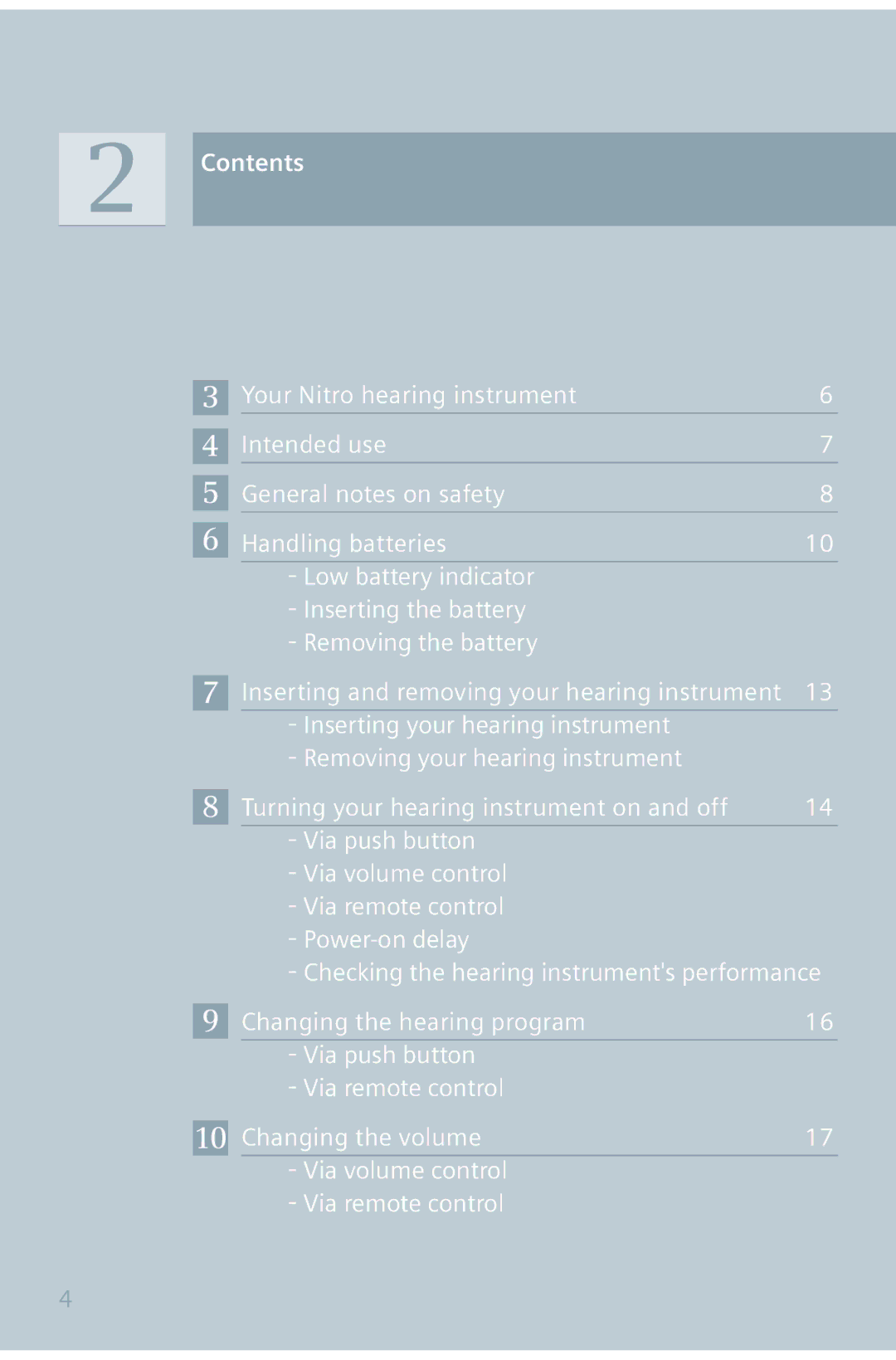 Siemens 32 manual Contents 