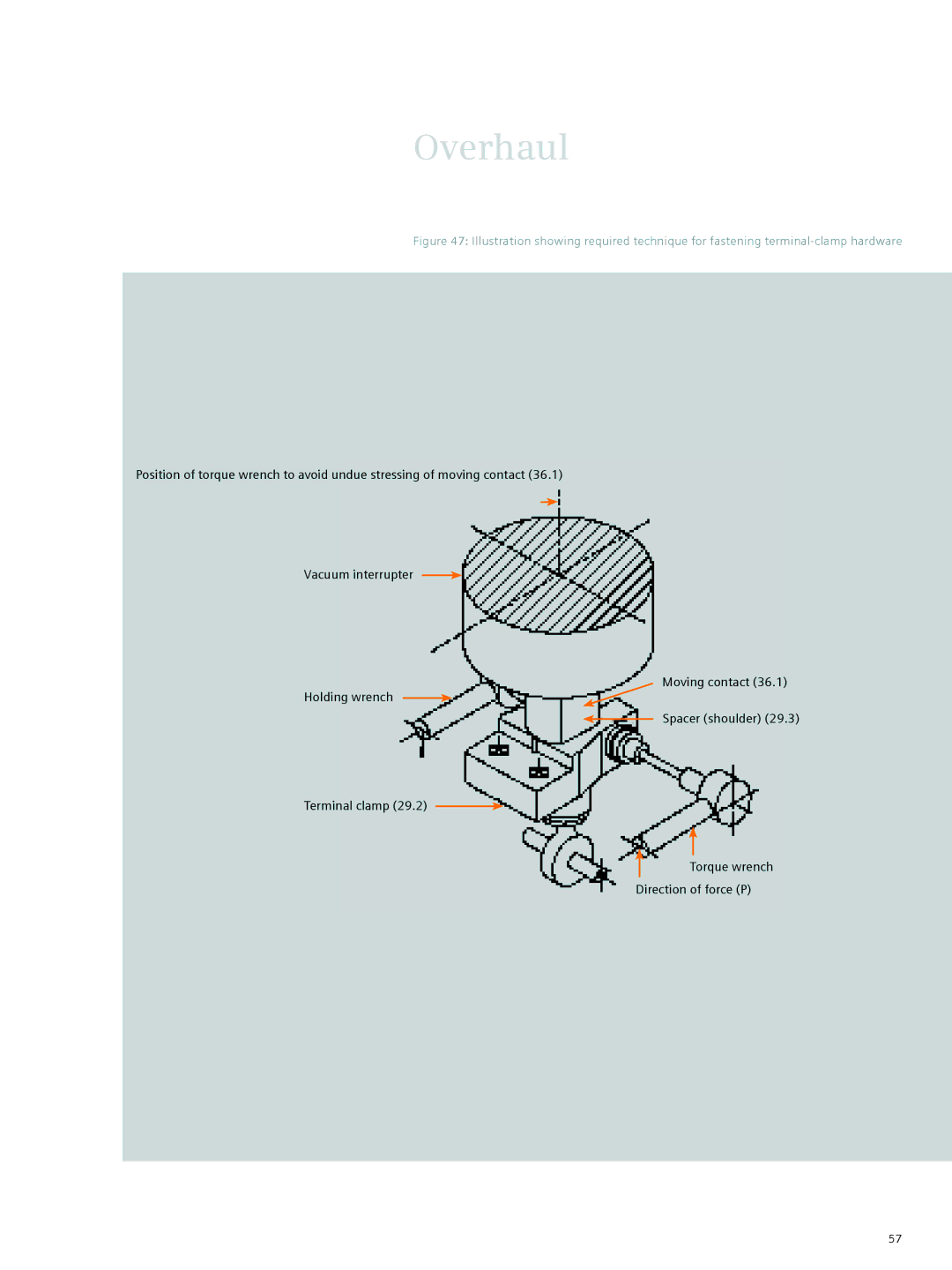 Siemens 38-3AH3 38 kV instruction manual Overhaul 