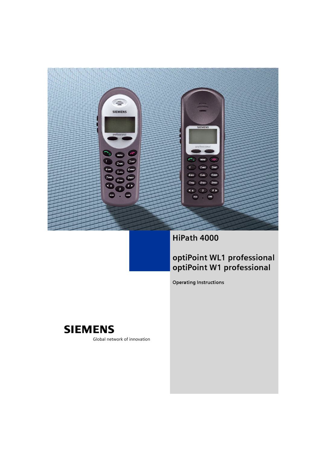 Siemens 4000 operating instructions HiPath 