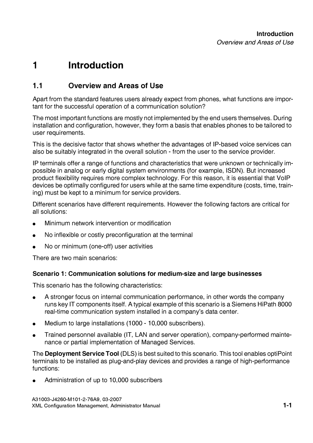 Siemens 410 S V6.0, 420 S V6.0 manual Introduction, Overview and Areas of Use 