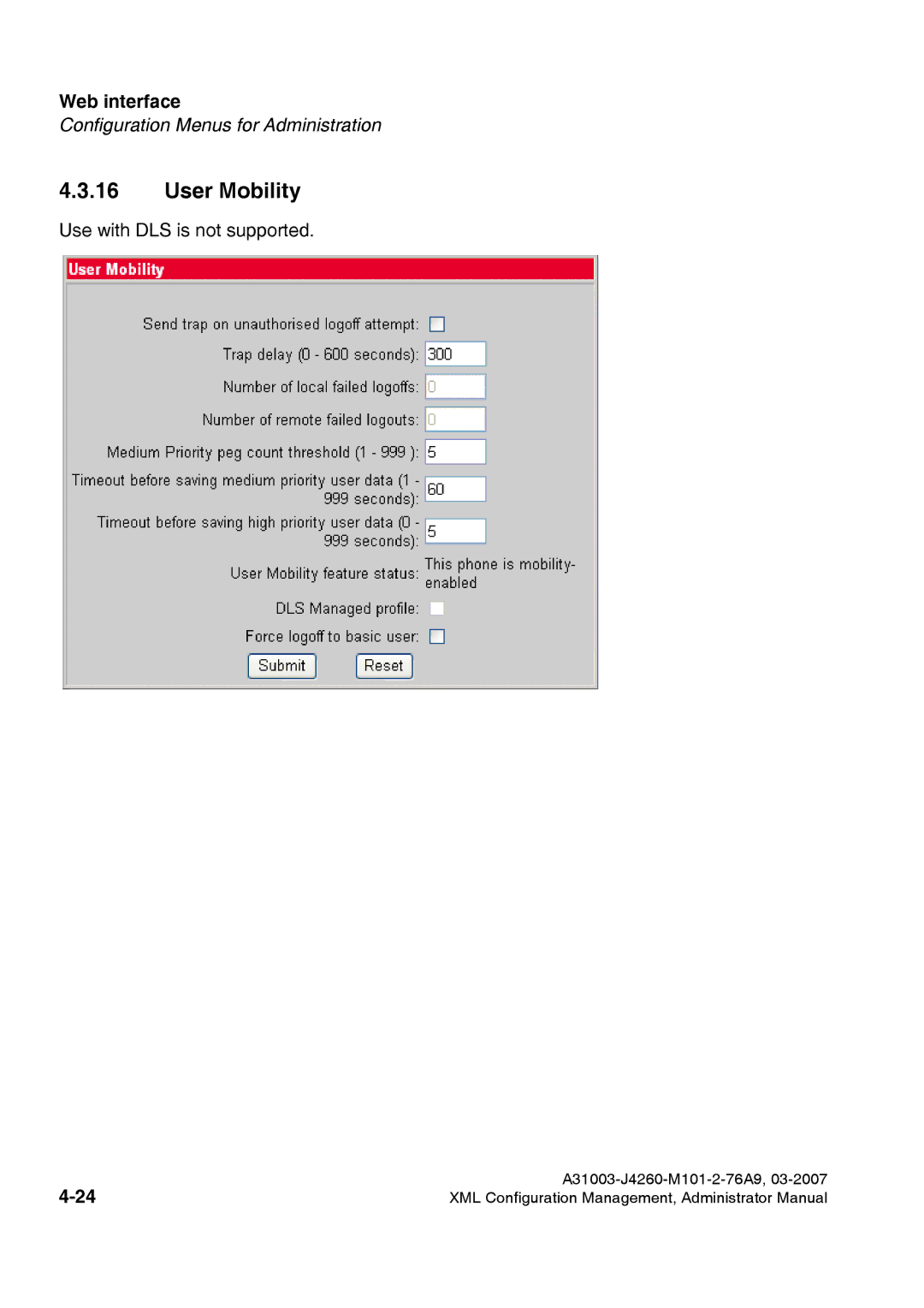 Siemens 420 S V6.0, 410 S V6.0 manual User Mobility 