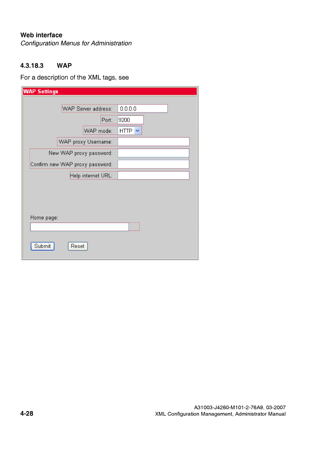 Siemens 420 S V6.0, 410 S V6.0 manual 18.3 WAP 