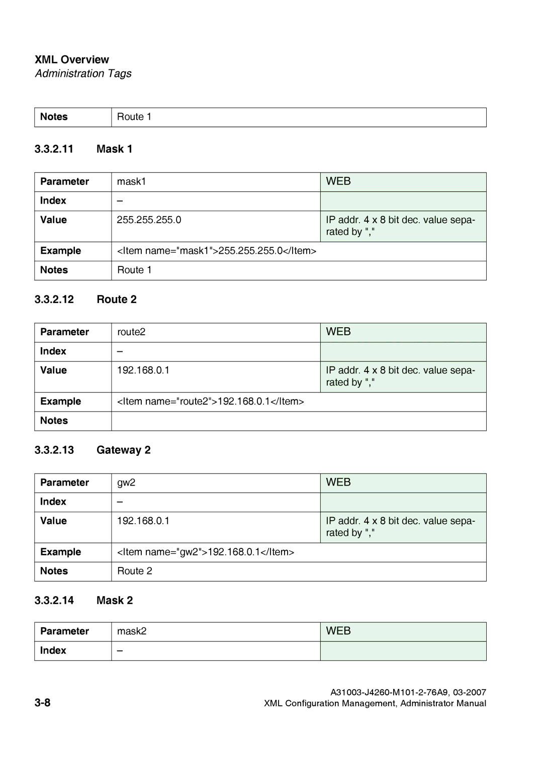 Siemens 420 S V6.0, 410 S V6.0 manual Mask 