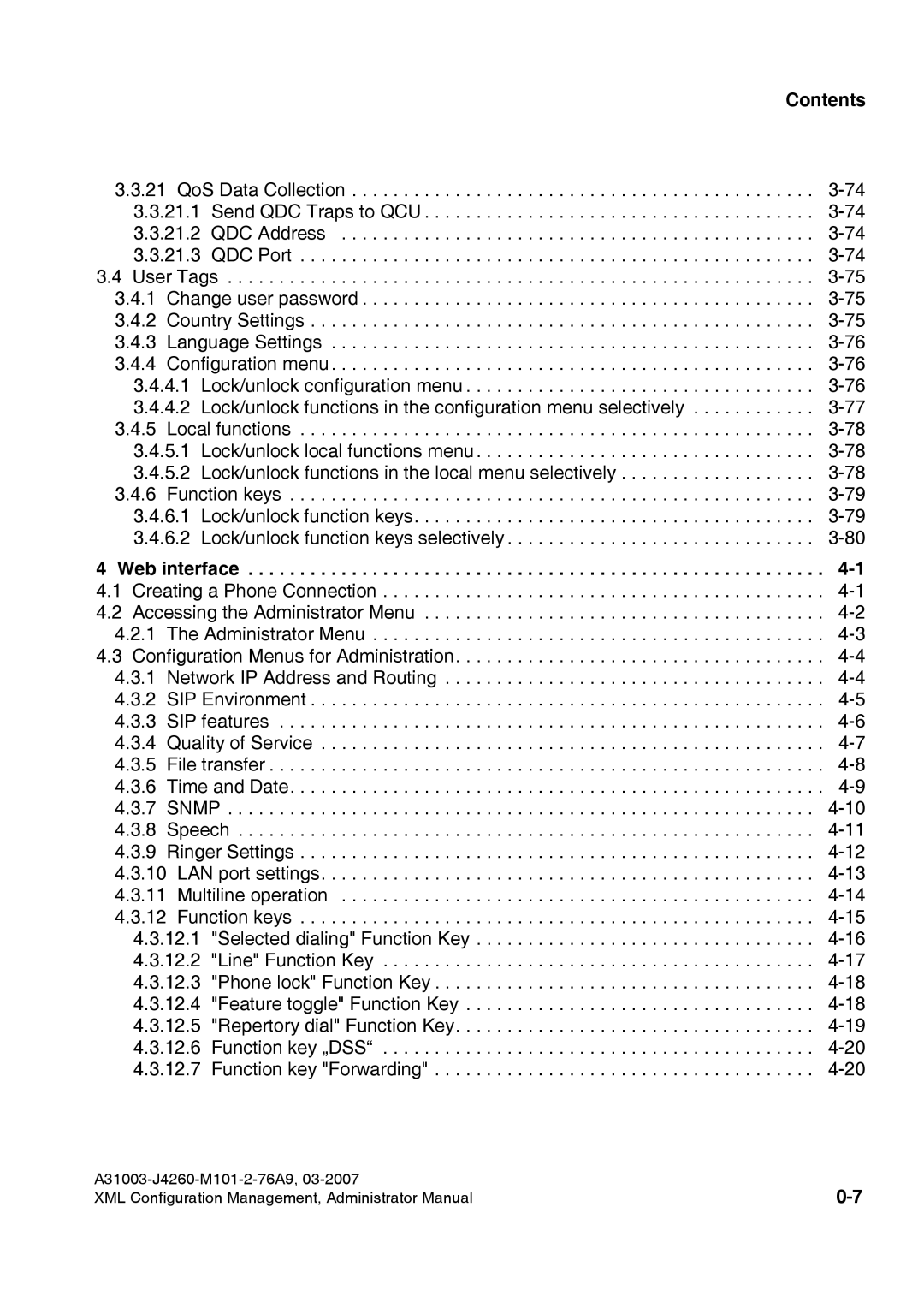 Siemens 410 S V6.0, 420 S V6.0 manual Contents 