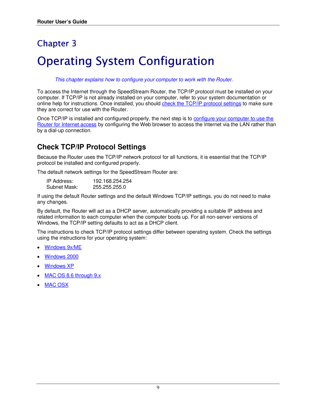 Siemens 4100 Series, 4200 Series manual Operating System Configuration, Check TCP/IP Protocol Settings 