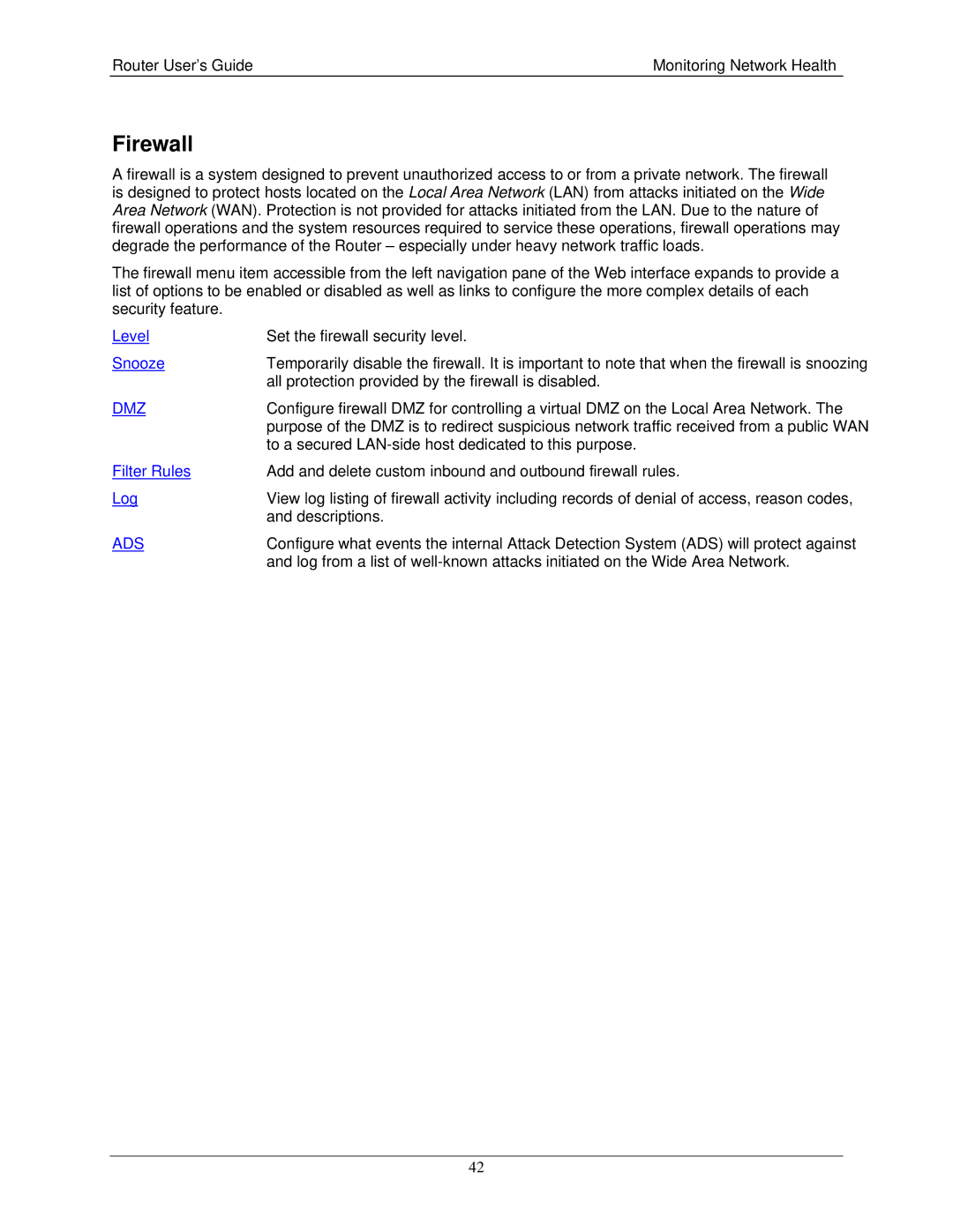 Siemens 4200 Series, 4100 Series manual Firewall, Snooze 