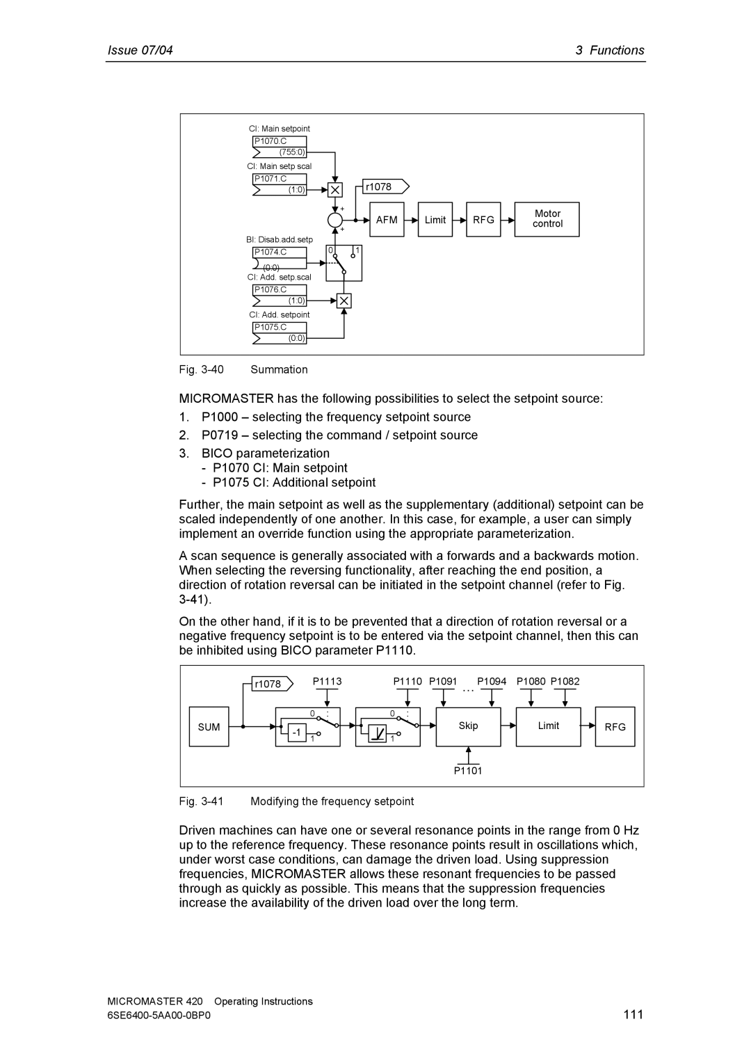 Siemens 420 manual 111 