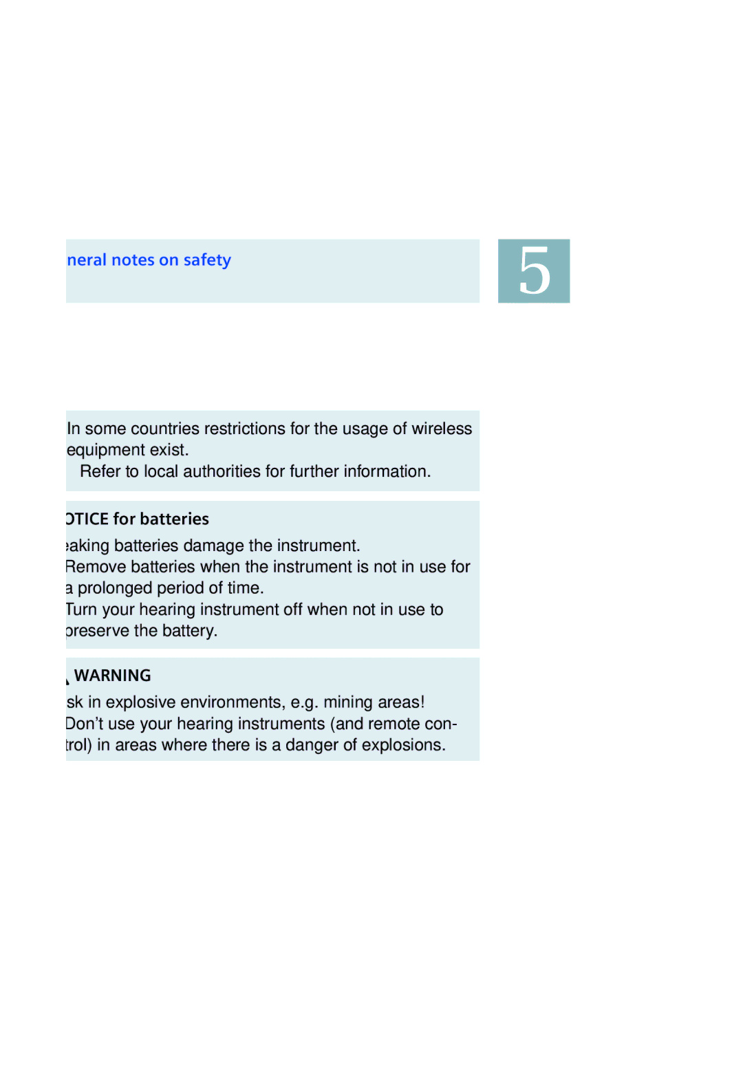 Siemens 700, 500 manual General notes on safety 