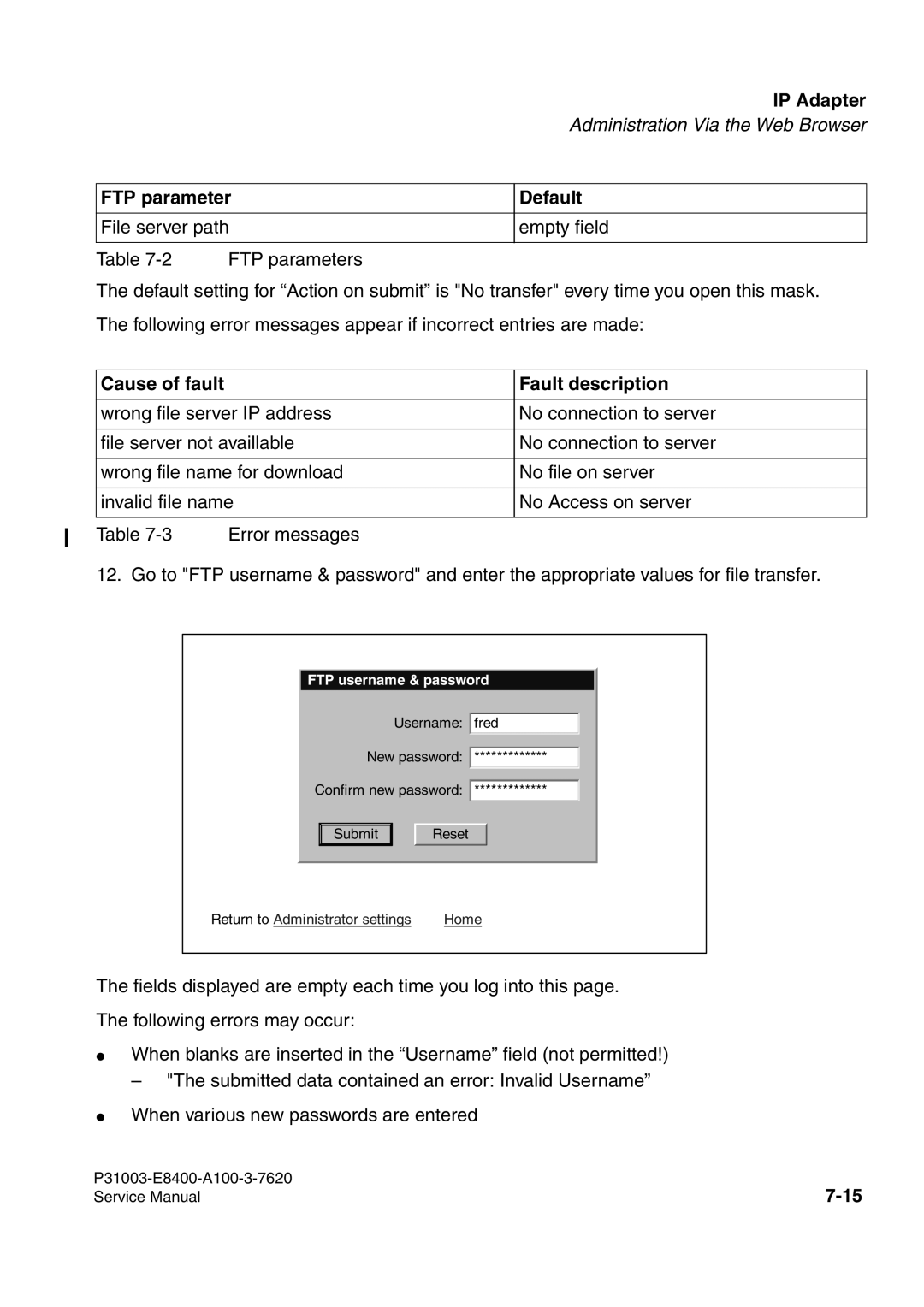 Siemens 500 service manual IP Adapter 