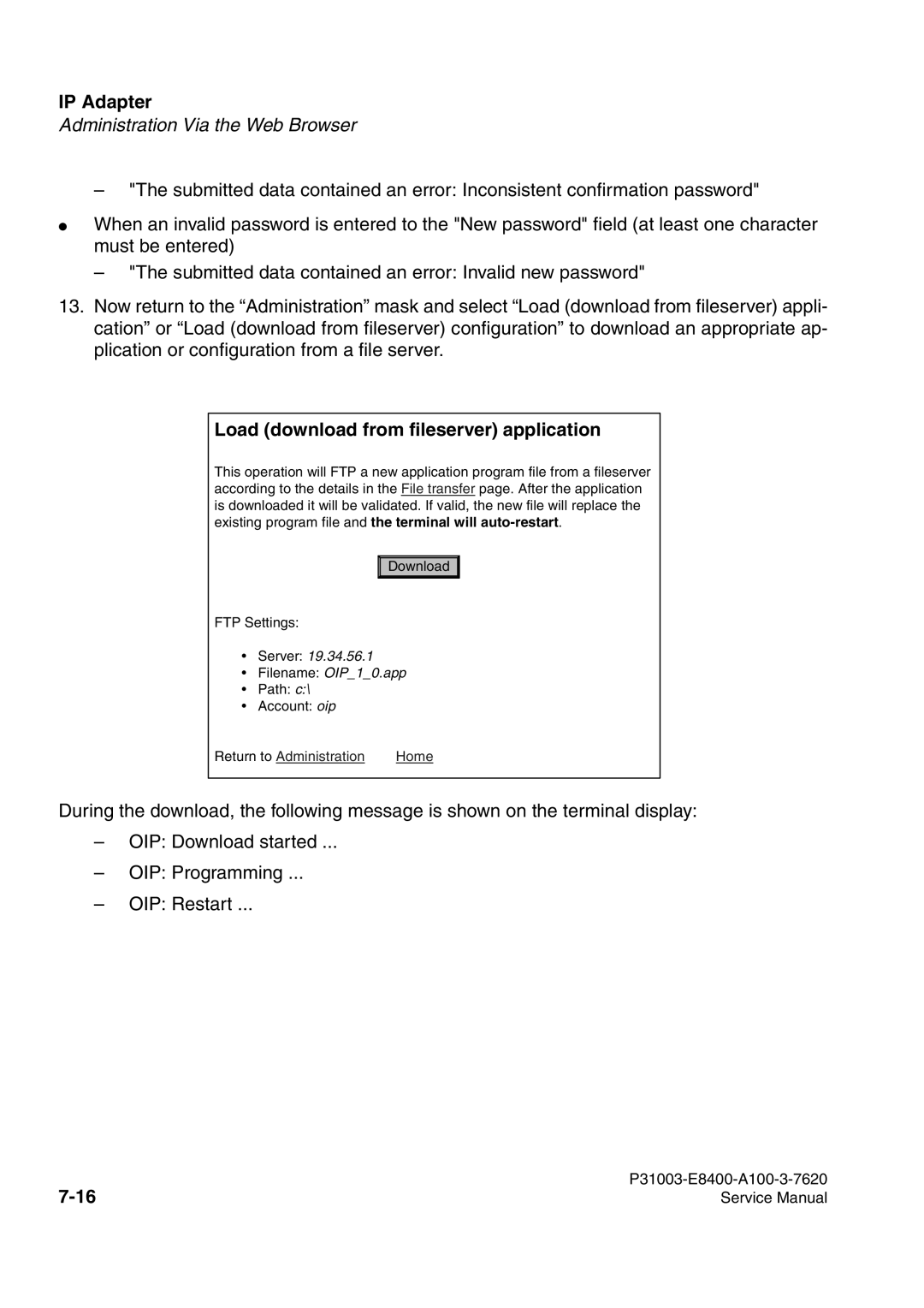 Siemens 500 service manual Load download from fileserver application 