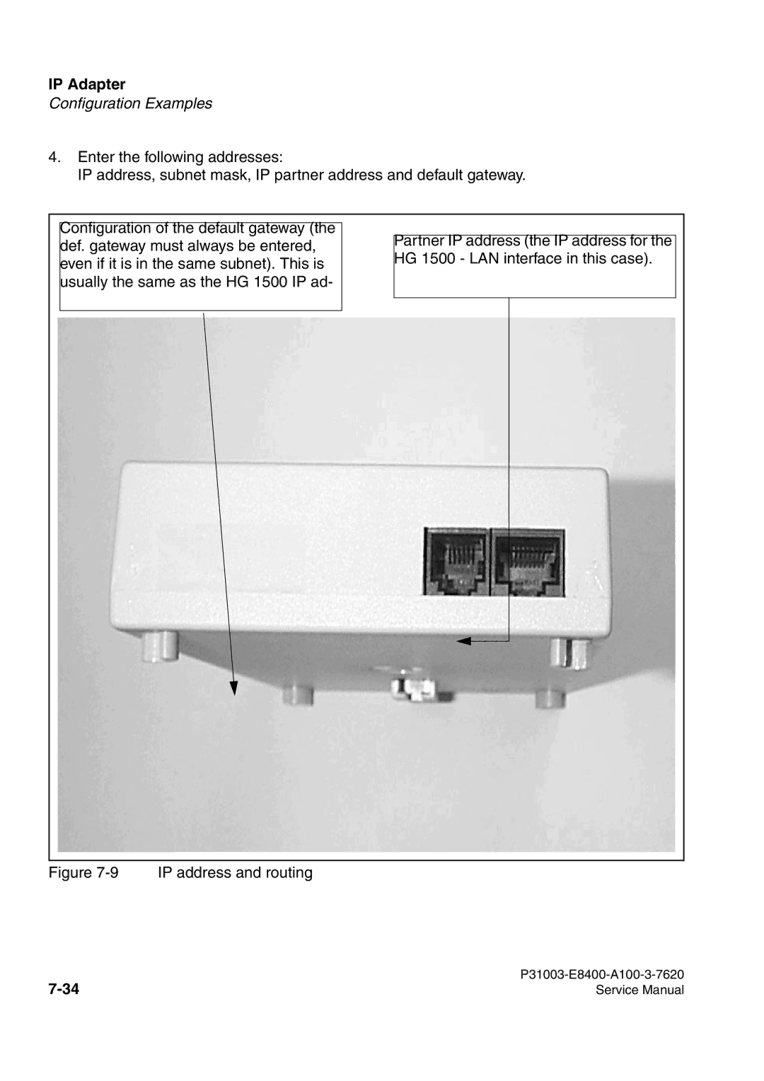 Siemens 500 service manual IP address and routing 