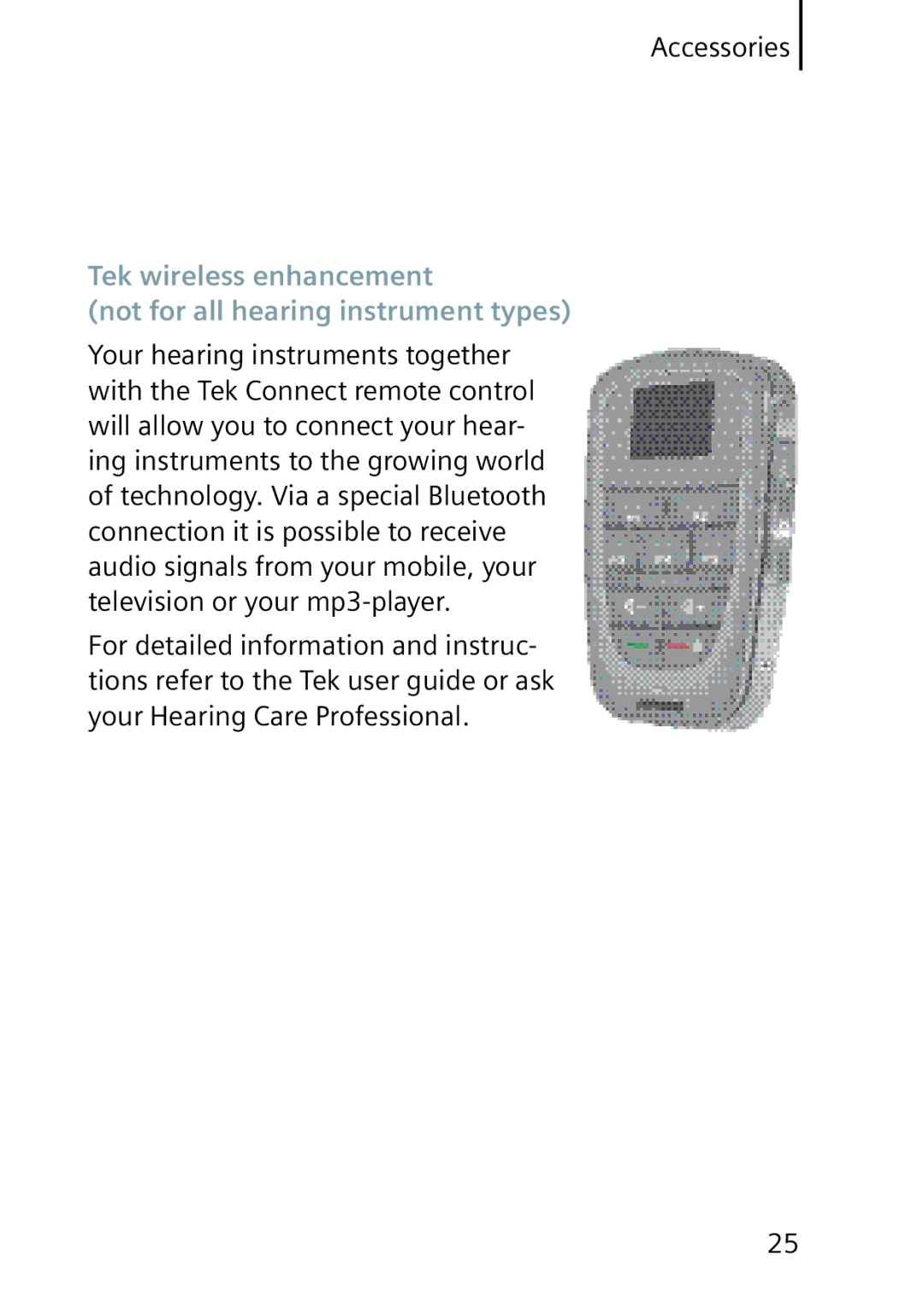 Siemens 701, 501 manual Accessories 