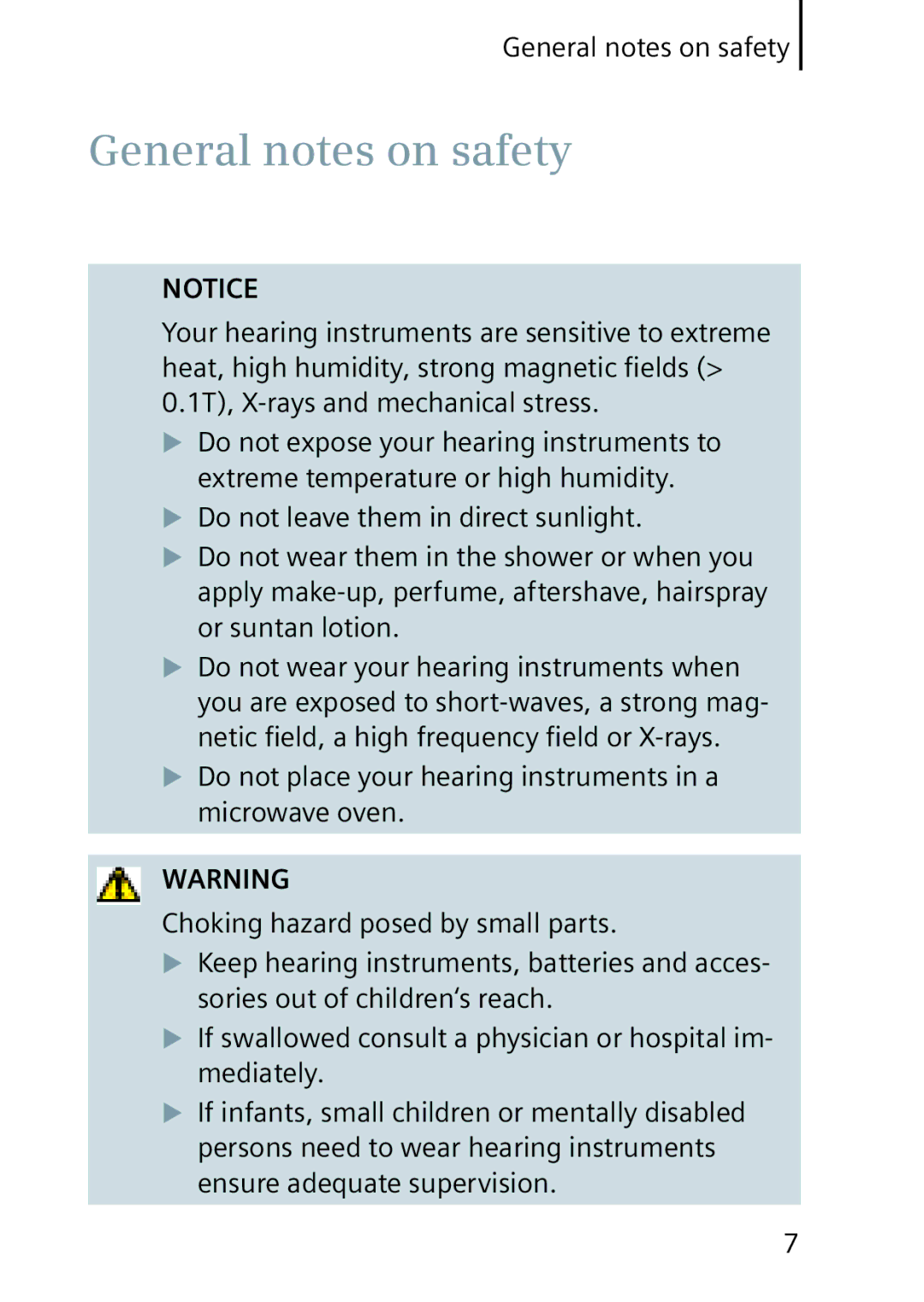 Siemens 701, 501 manual General notes on safety 