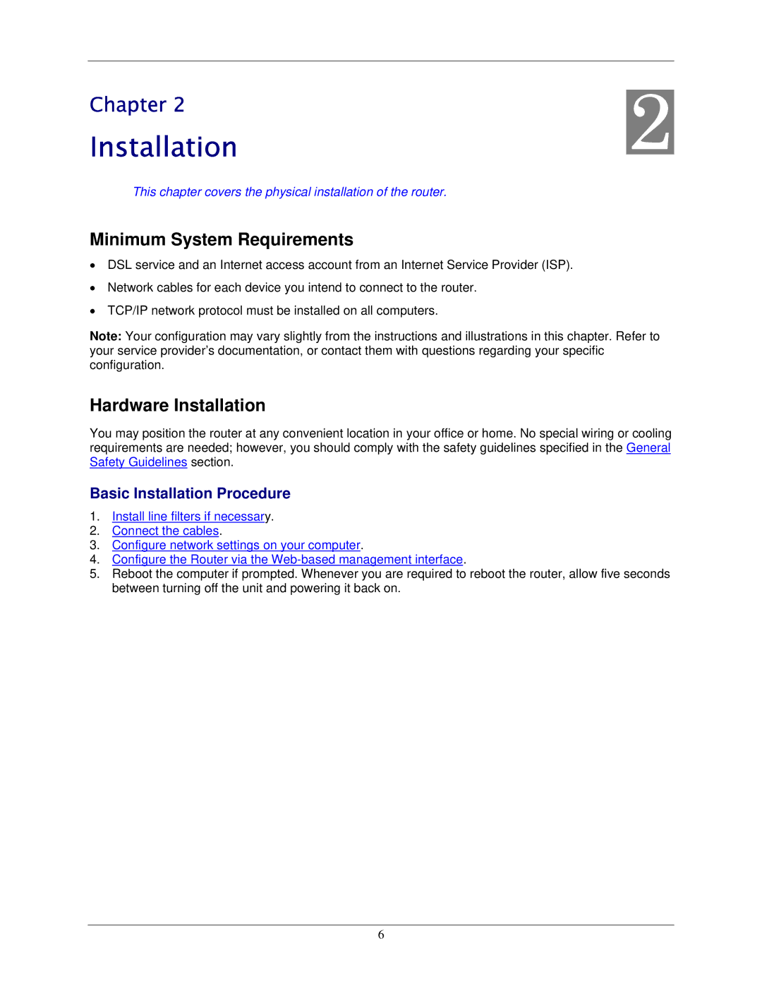 Siemens 5450 manual Hardware Installation, Basic Installation Procedure 