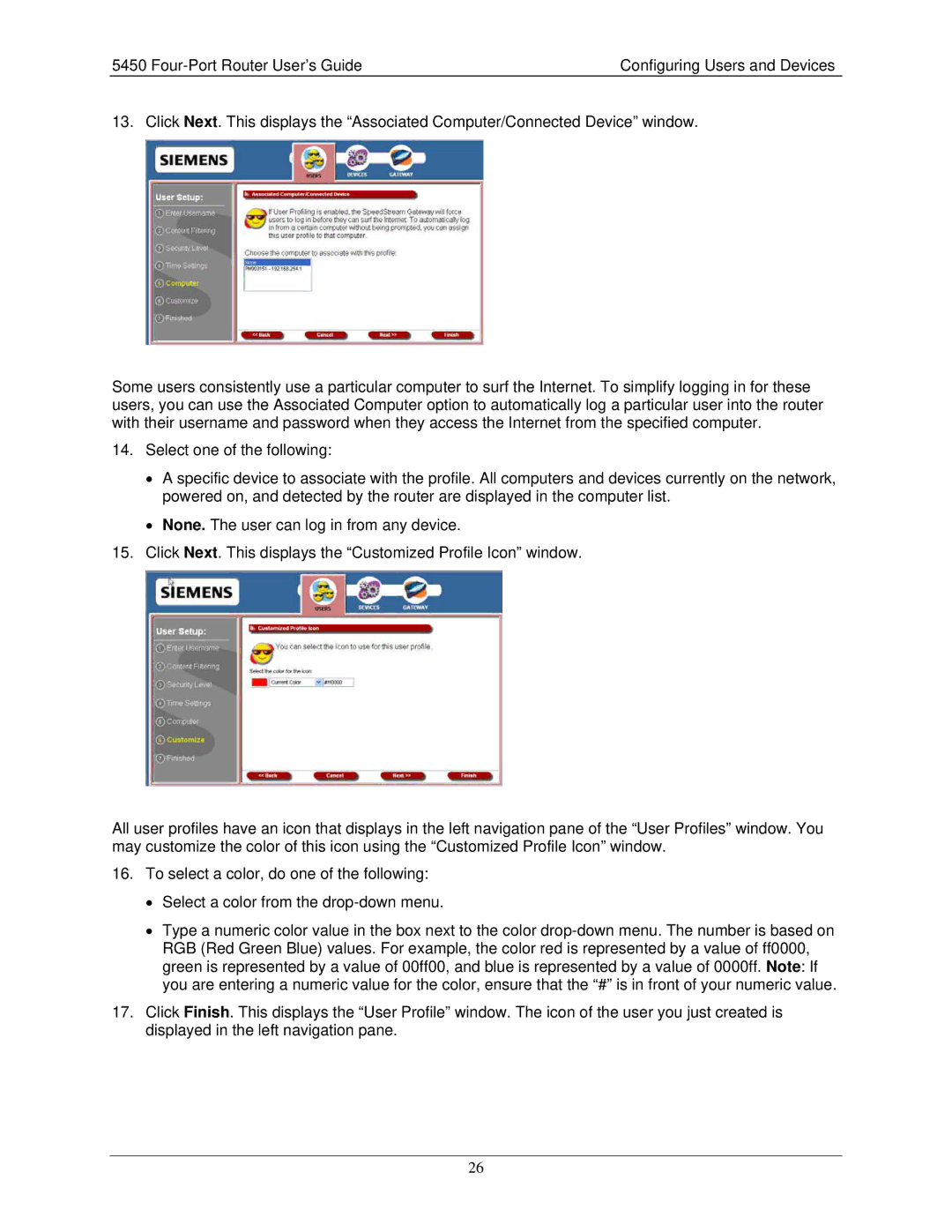 Siemens 5450 manual 